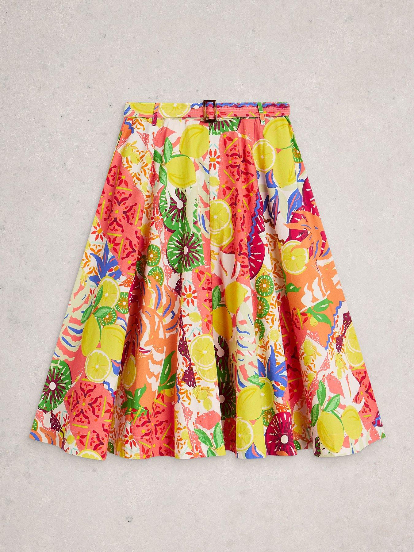 Image 5 of 6 of White Stuff Darcie Midi Skirt - Yellow