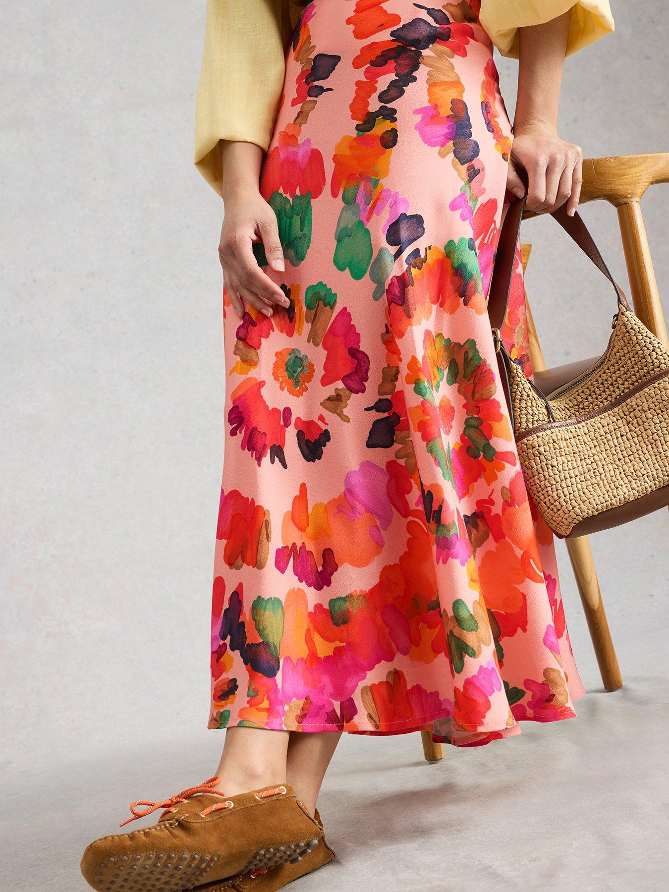 White Stuff Hope Bias Cut Maxi Skirt