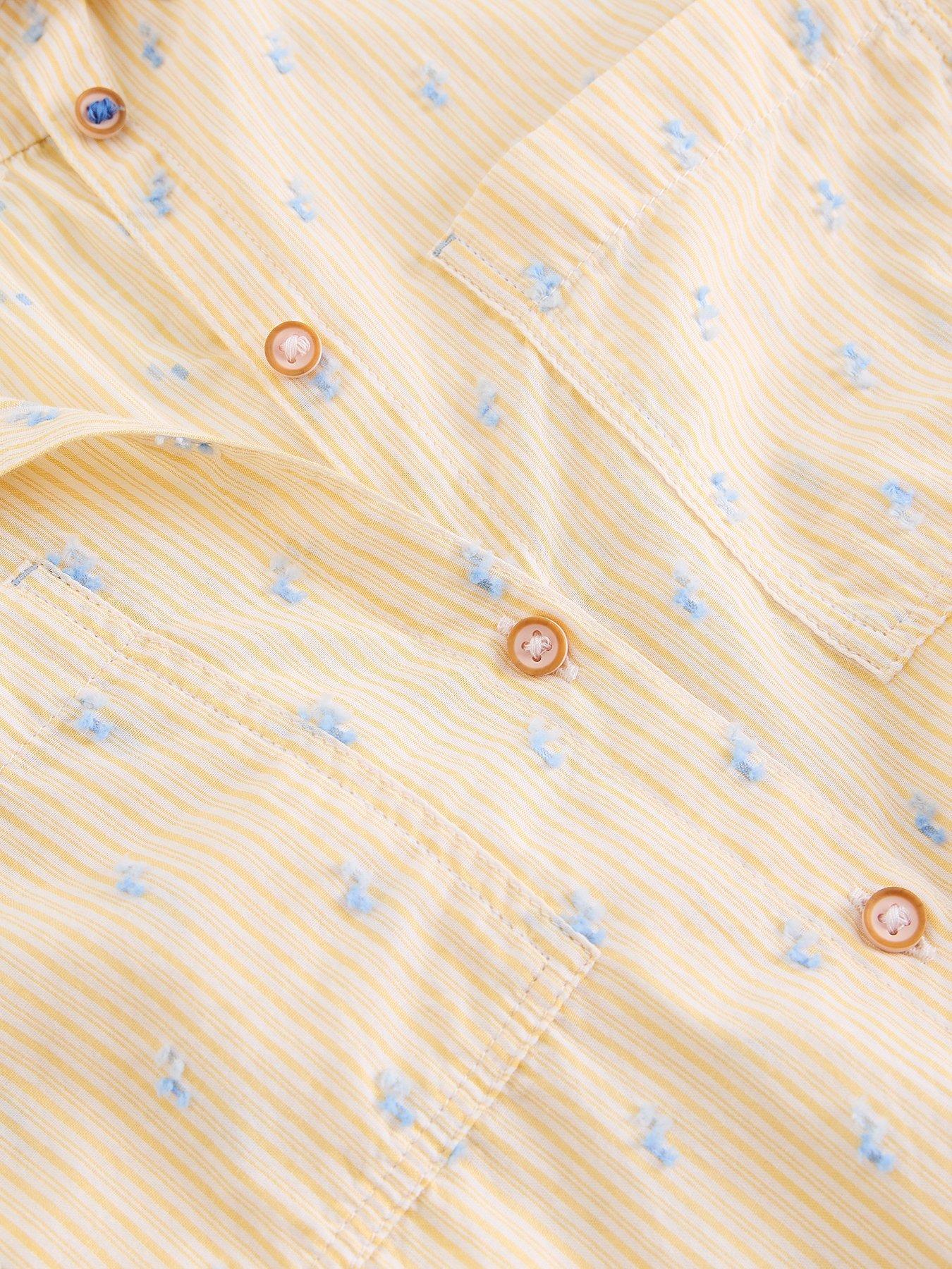 Image 6 of 6 of White Stuff Sophie Cotton Shirt - Yellow