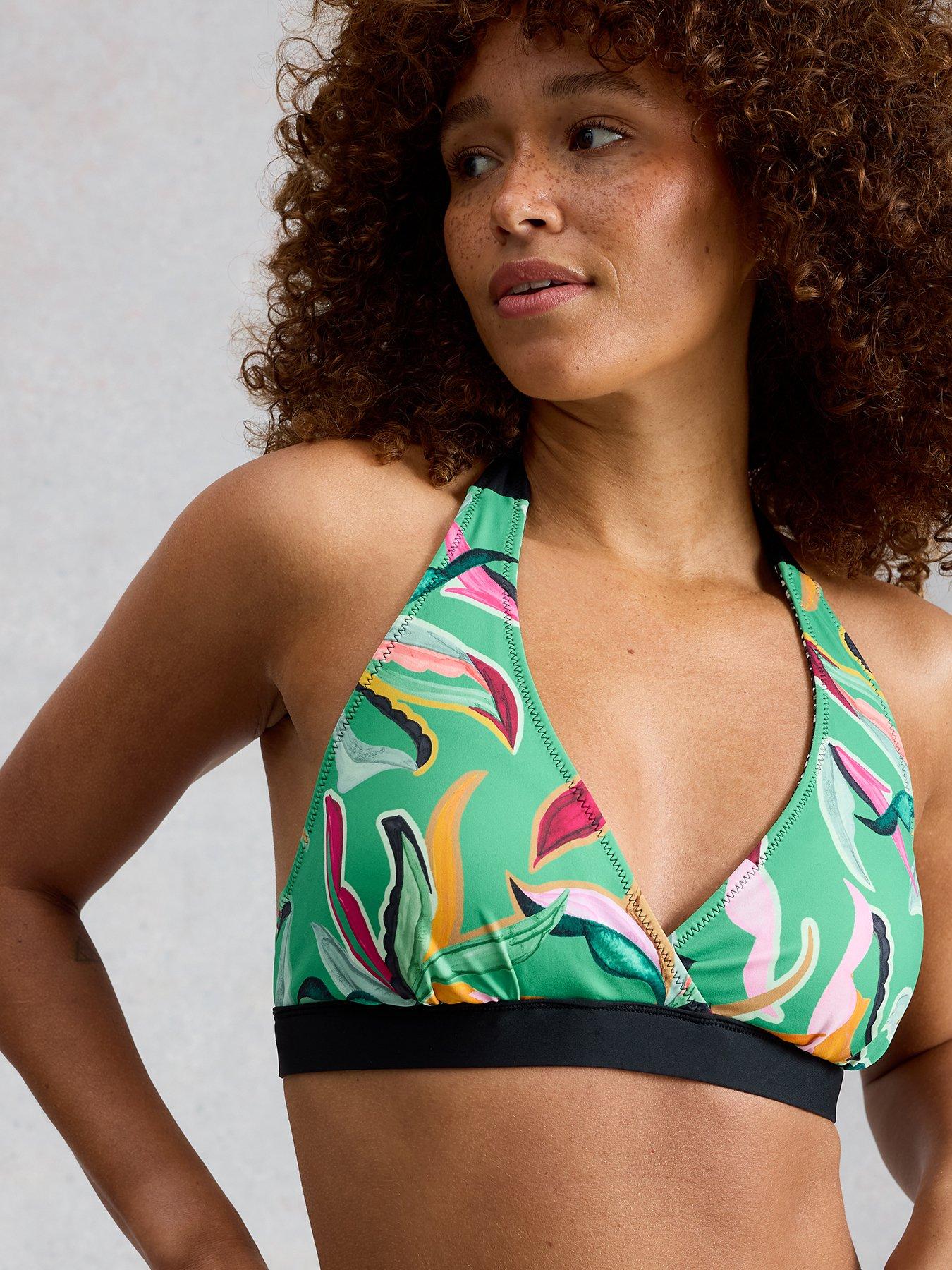 Image 1 of 6 of White Stuff Sunshine Reversible Bikini Top