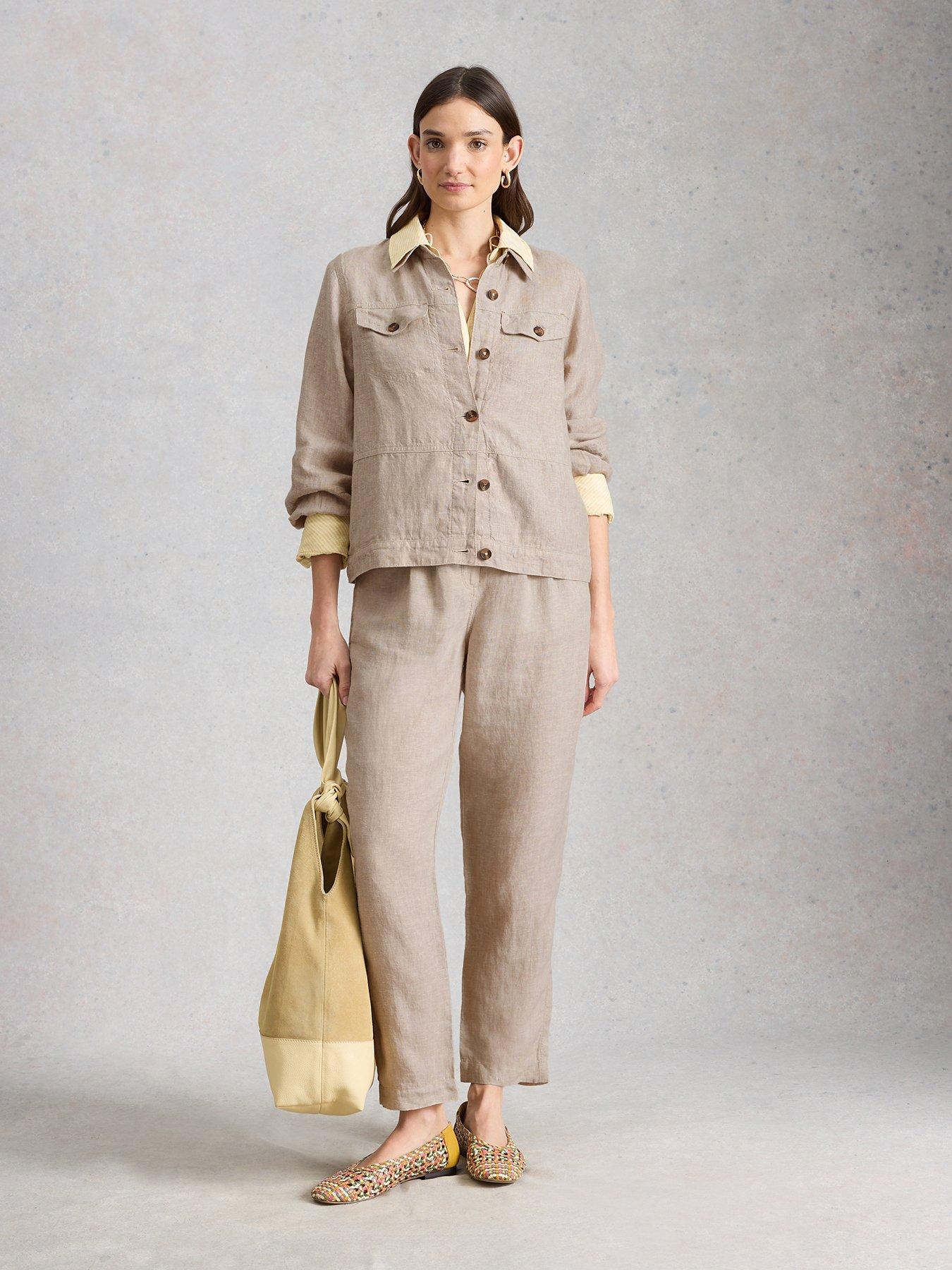 Image 3 of 6 of White Stuff Camille Linen Jacket