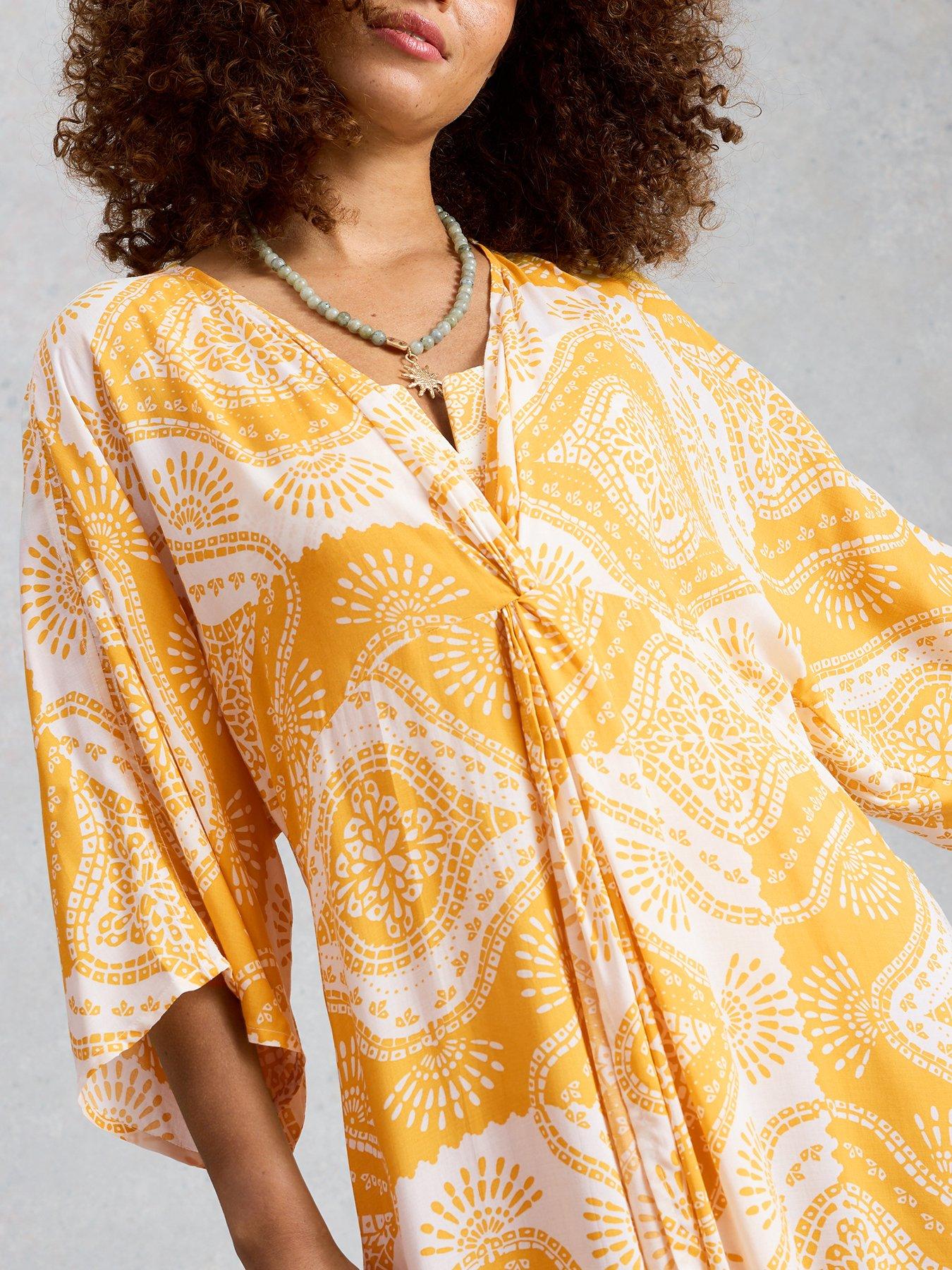 Image 4 of 6 of White Stuff Cleo Cover Up Kimono
