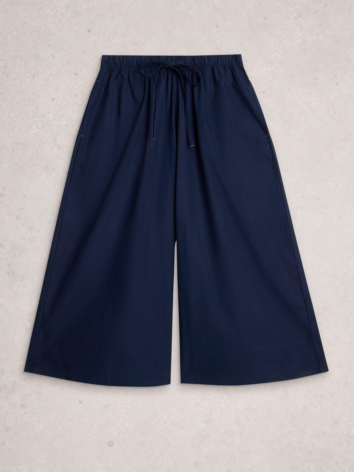 Image 5 of 6 of White Stuff Lauryn Poplin Wide Leg Crop