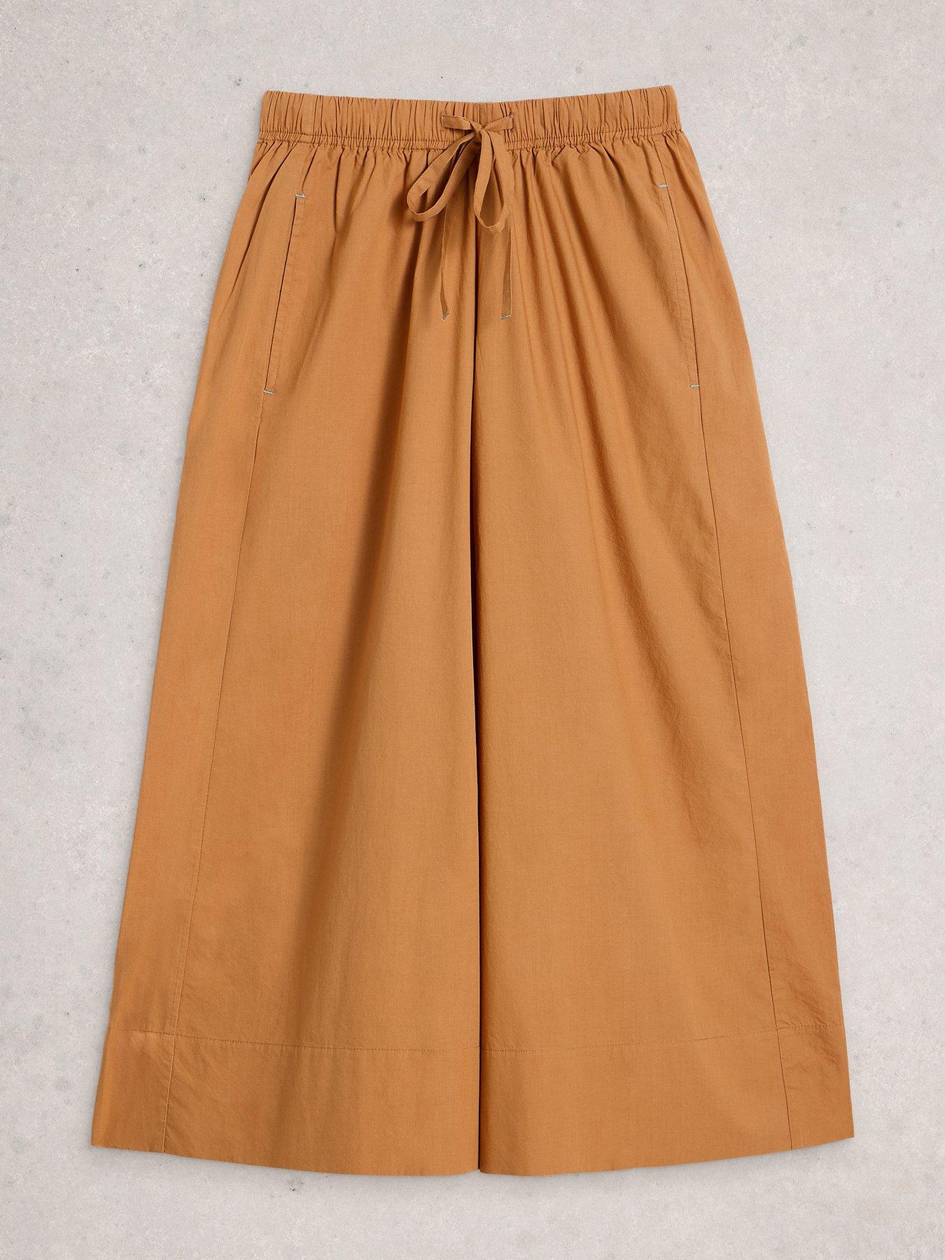 Image 5 of 6 of White Stuff Lauryn Poplin Wide Leg Crop