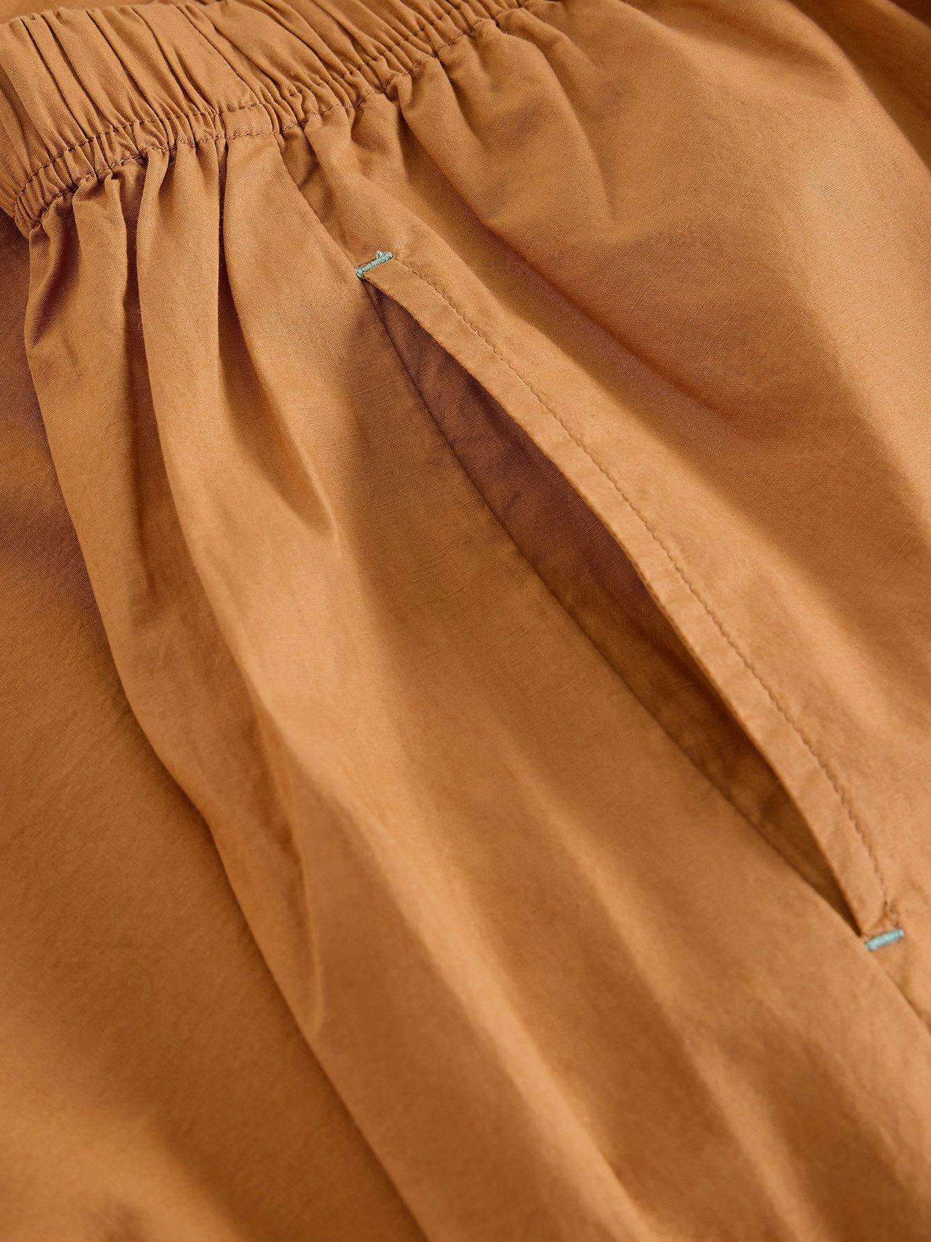 Image 6 of 6 of White Stuff Lauryn Poplin Wide Leg Crop