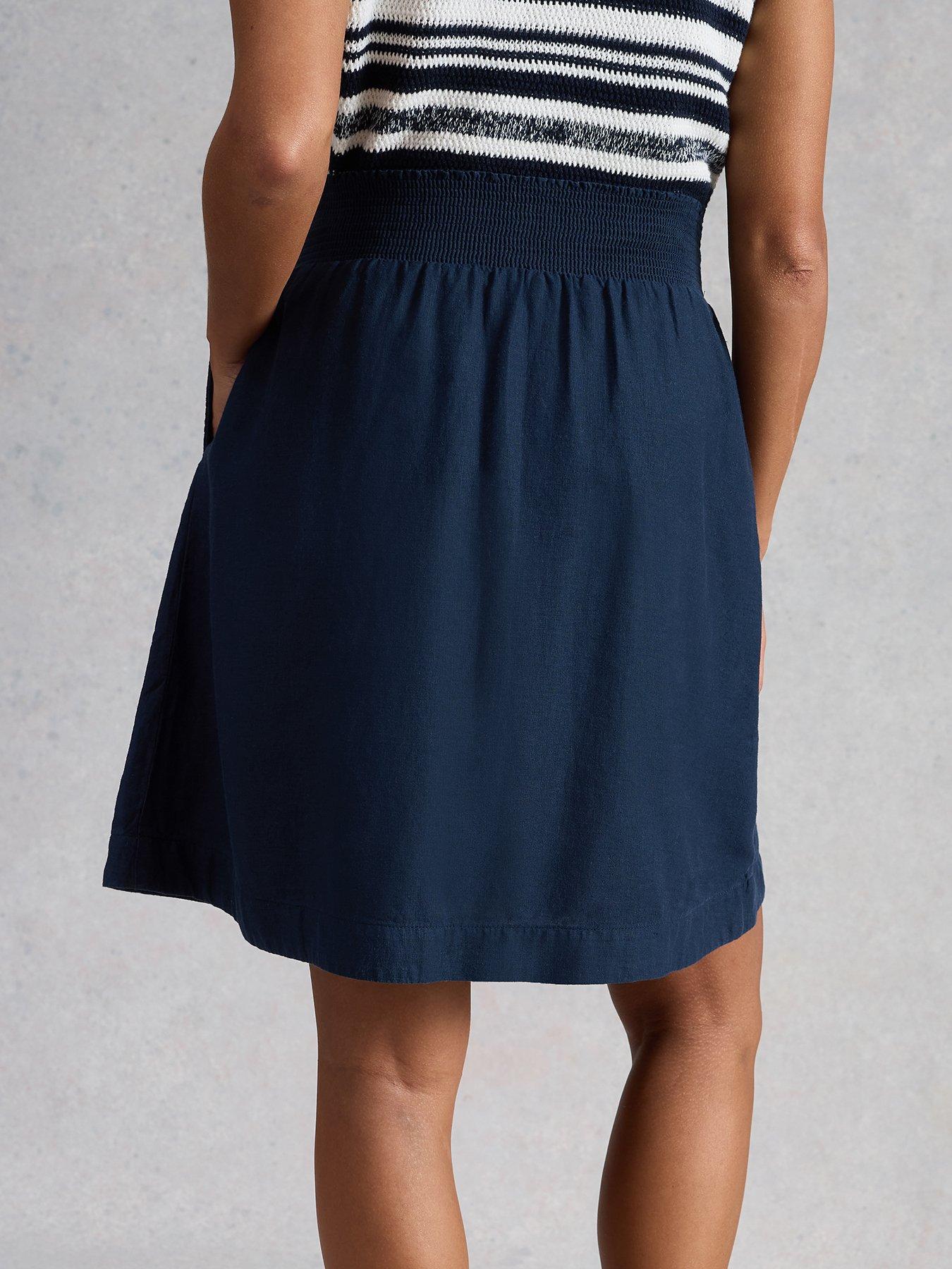 Image 2 of 6 of White Stuff Sheila Linen Blend Skirt