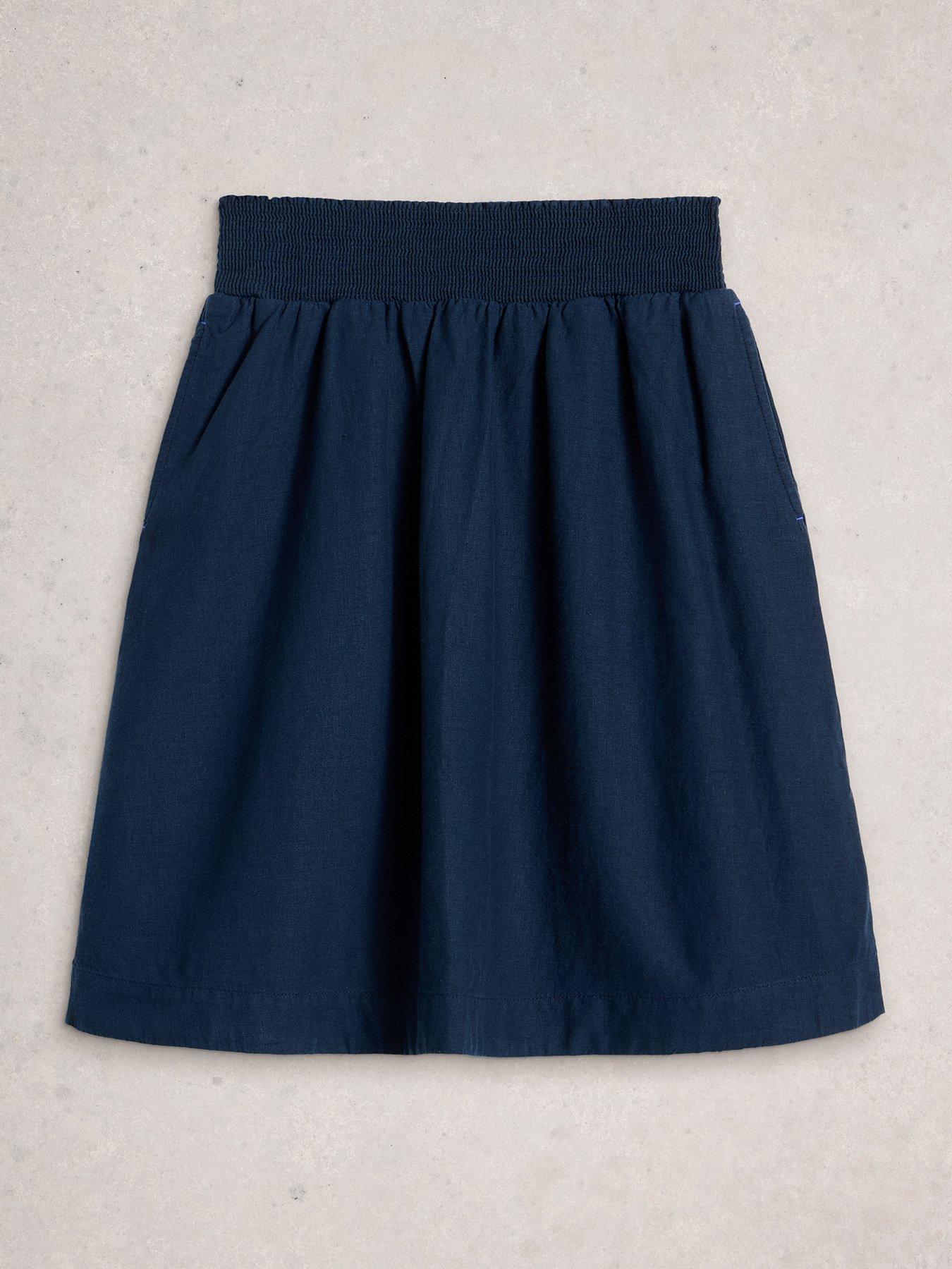 Image 5 of 6 of White Stuff Sheila Linen Blend Skirt