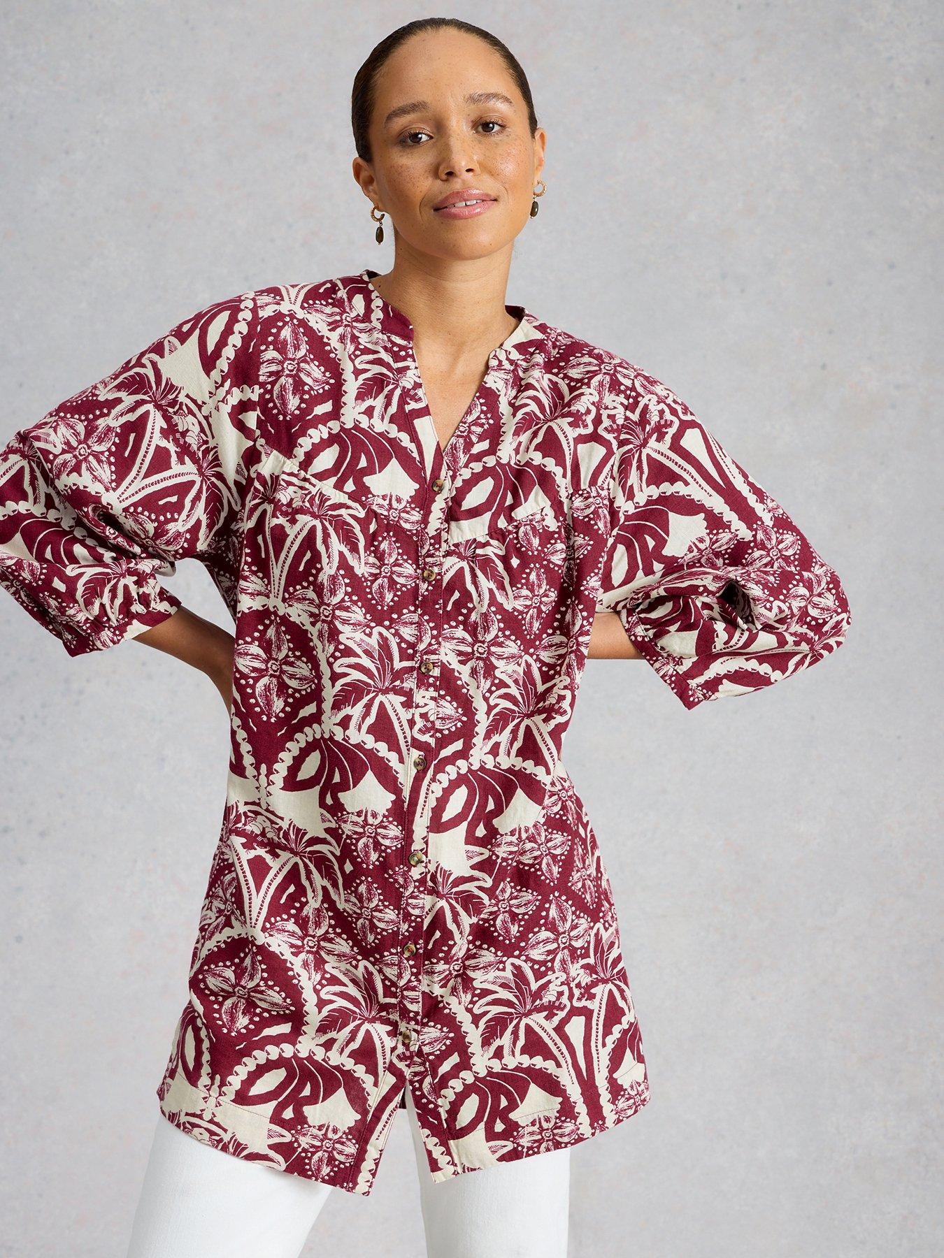 White Stuff Raquel Linen Blend Tunic