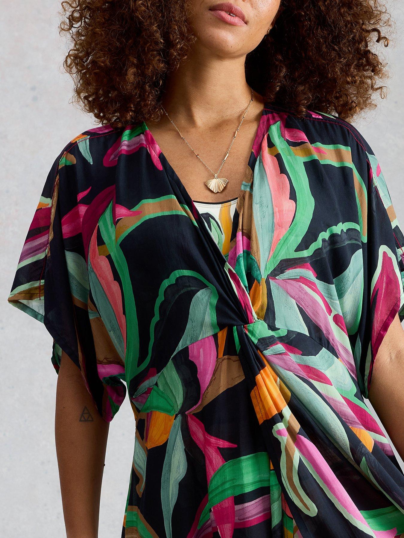 Image 4 of 6 of White Stuff Mini Cleo Cover Up Kimono