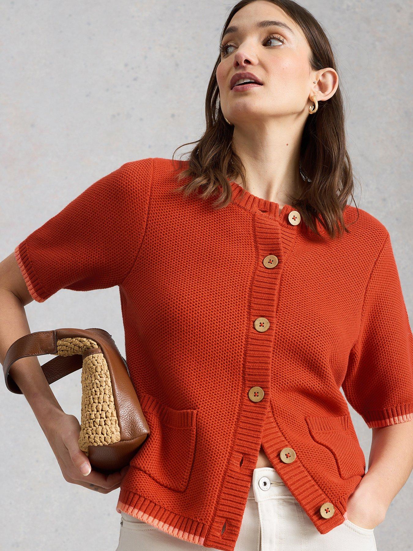 Image 1 of 6 of White Stuff Isabella Short Sleeve Cardi