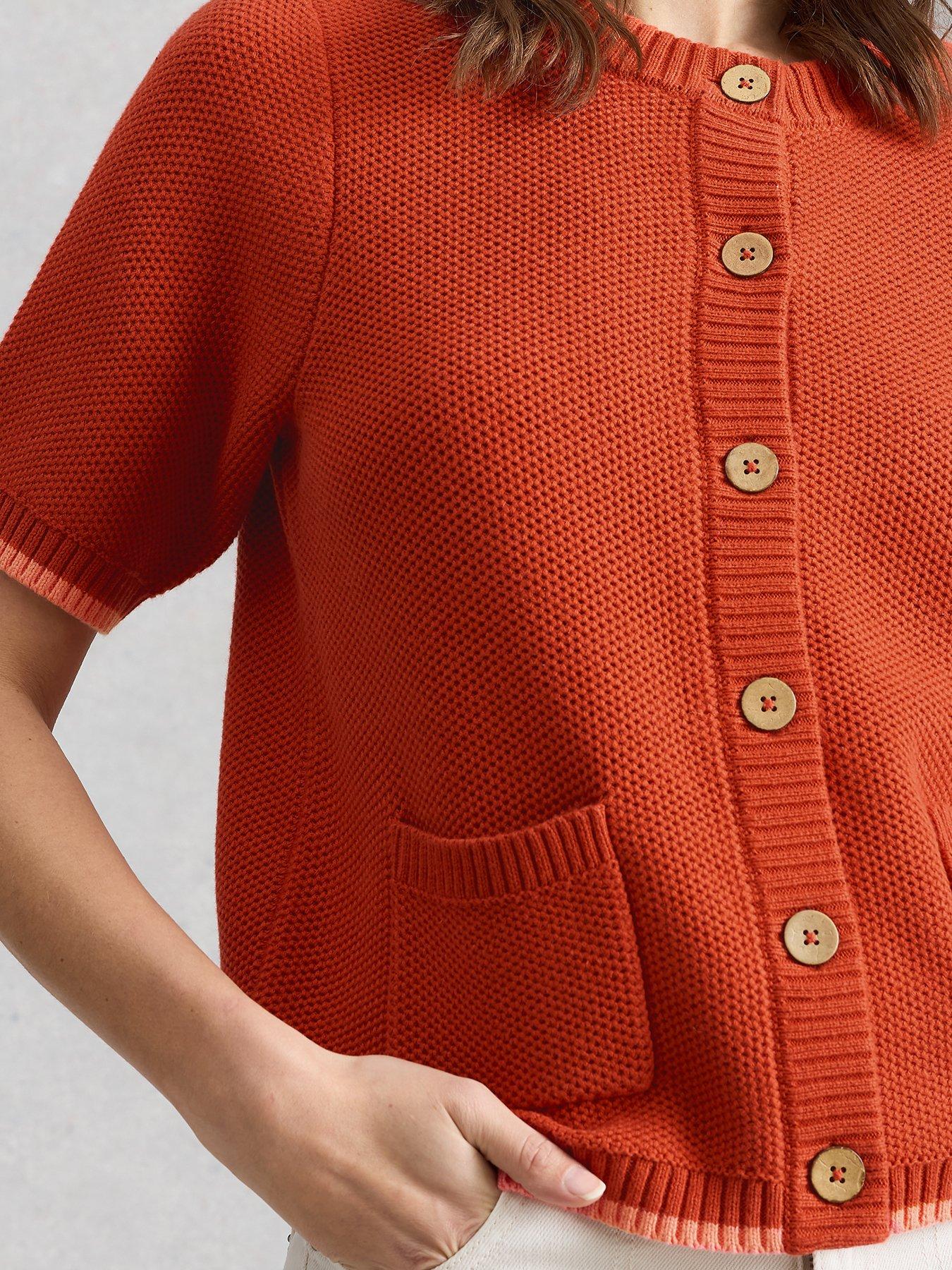Image 4 of 6 of White Stuff Isabella Short Sleeve Cardi