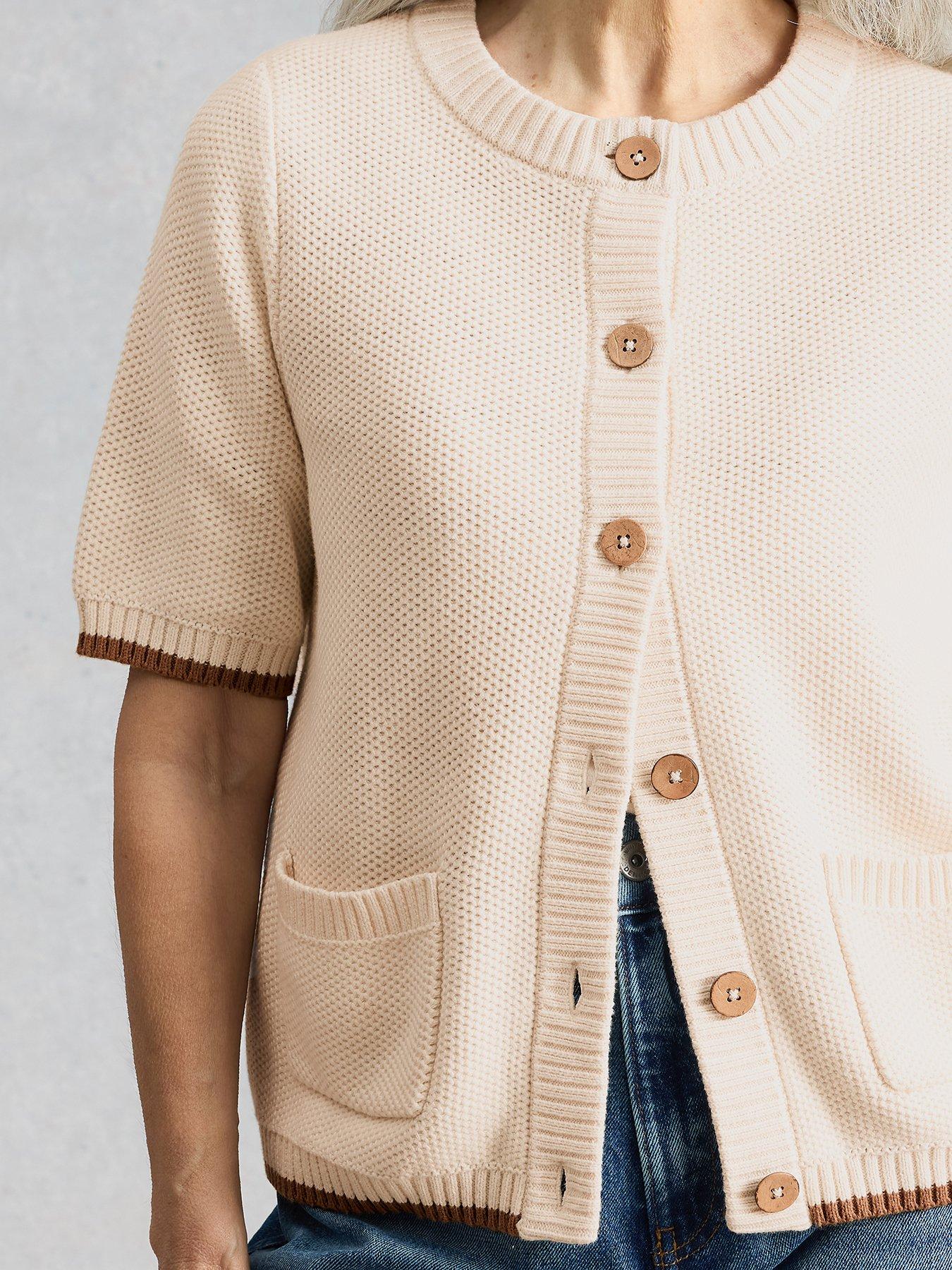 Image 4 of 6 of White Stuff Isabella Short Sleeve Cardi