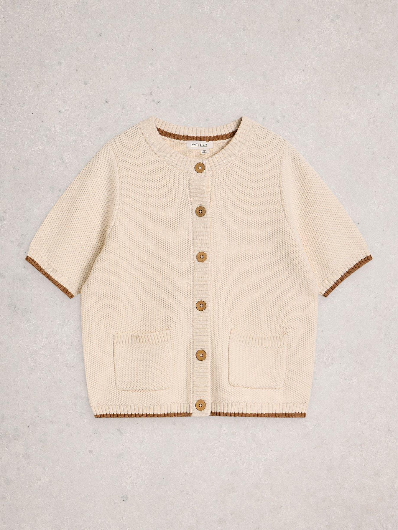 Image 5 of 6 of White Stuff Isabella Short Sleeve Cardi