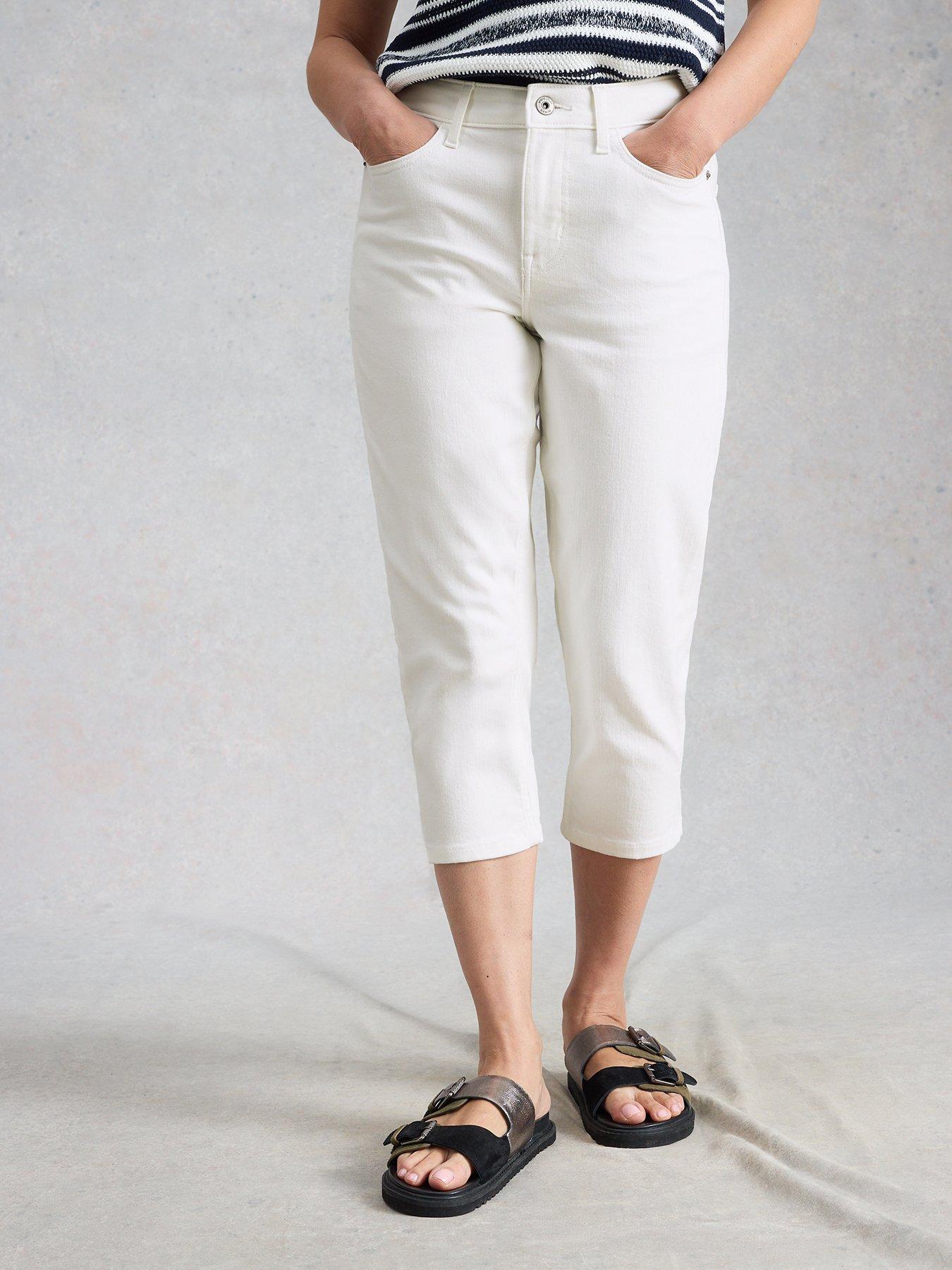 Image 1 of 6 of White Stuff Blake Capri Jean