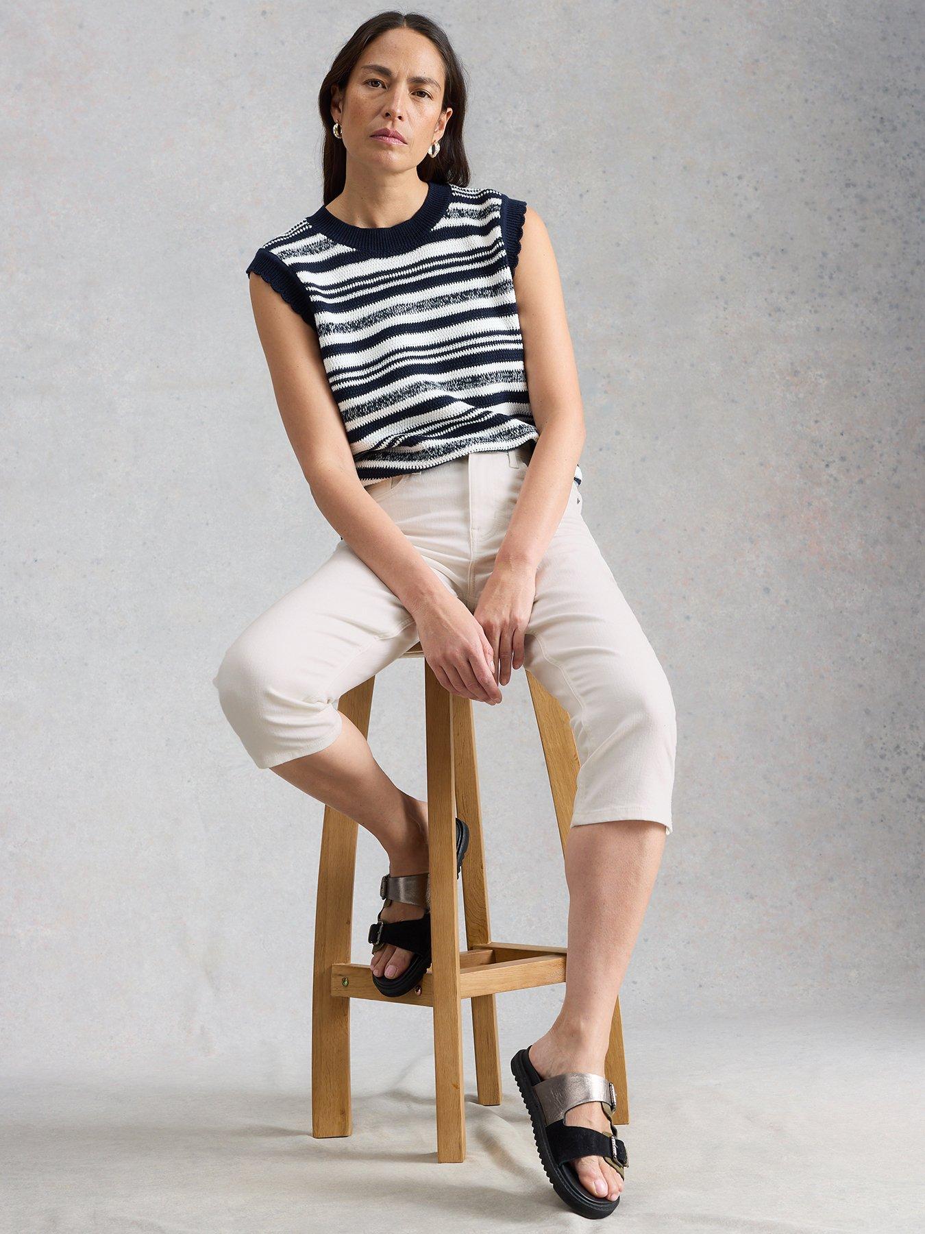 Image 4 of 6 of White Stuff Blake Capri Jean