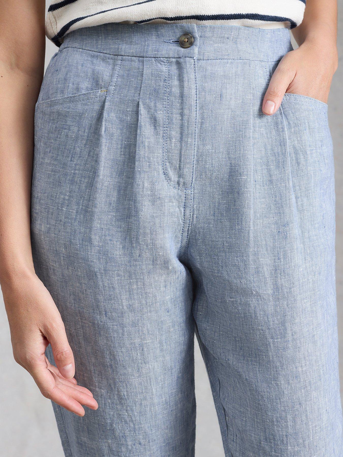 Image 4 of 6 of White Stuff Rowena Linen Trouser