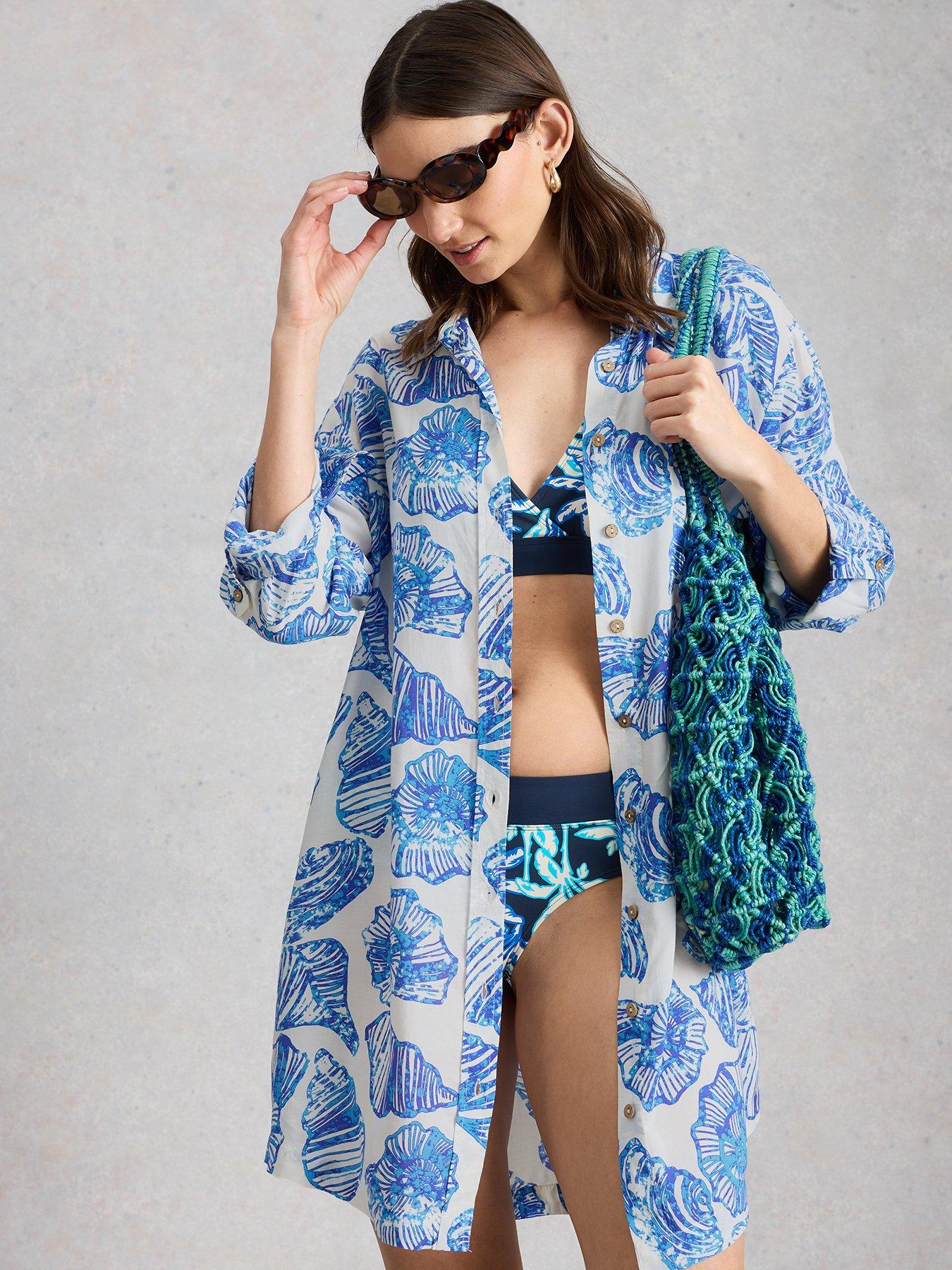 Image 4 of 6 of White Stuff Suzie Beach Shirt Dress