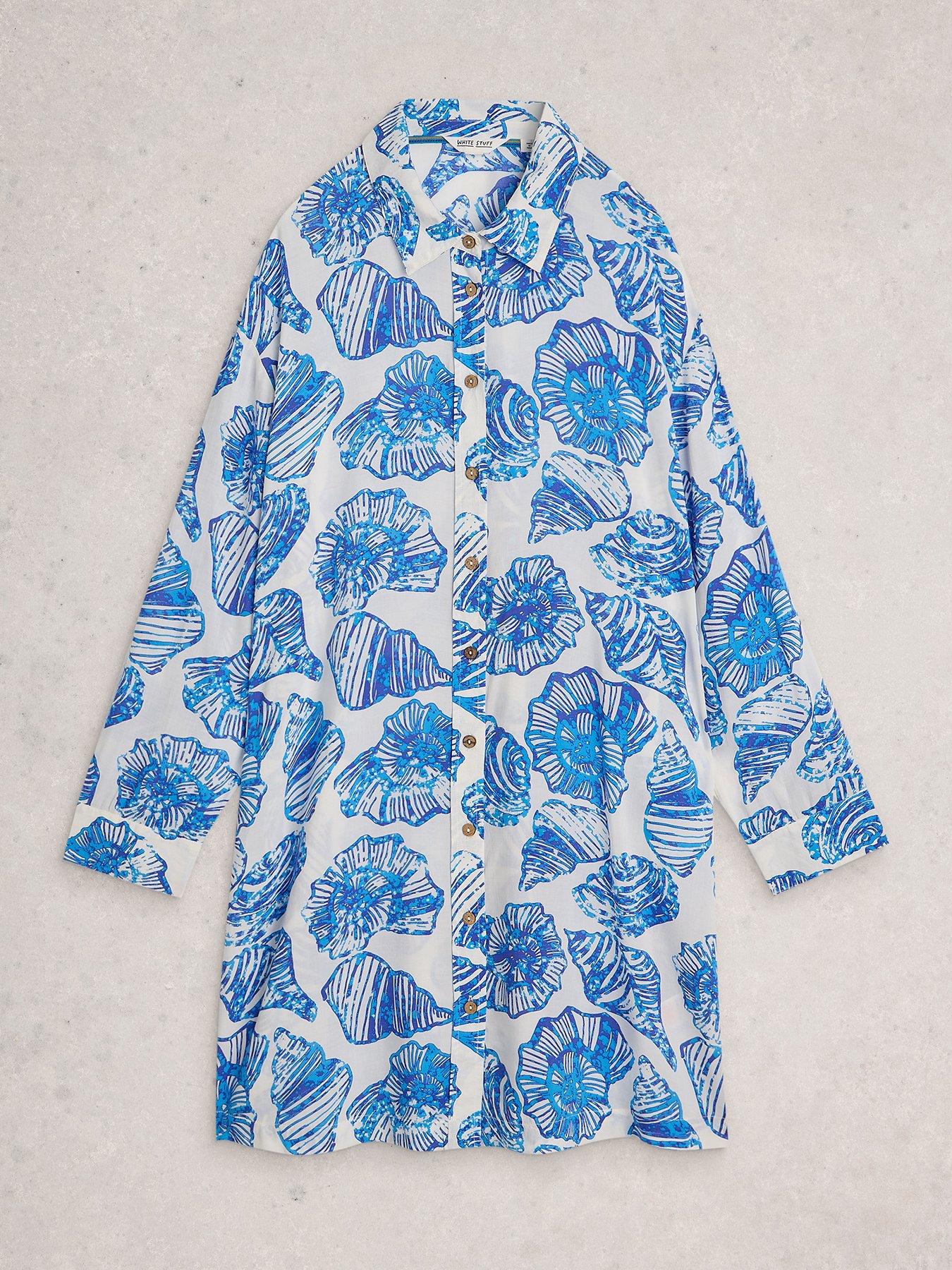Image 5 of 6 of White Stuff Suzie Beach Shirt Dress
