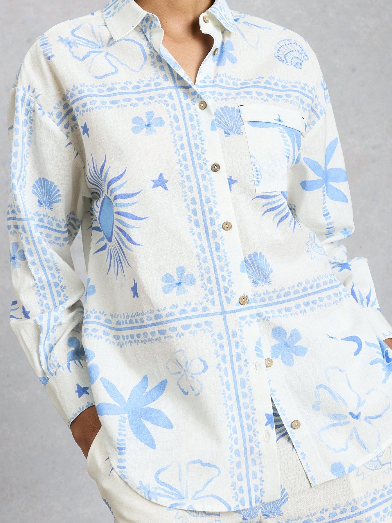 White Stuff Penny Beach Shirt - Cream