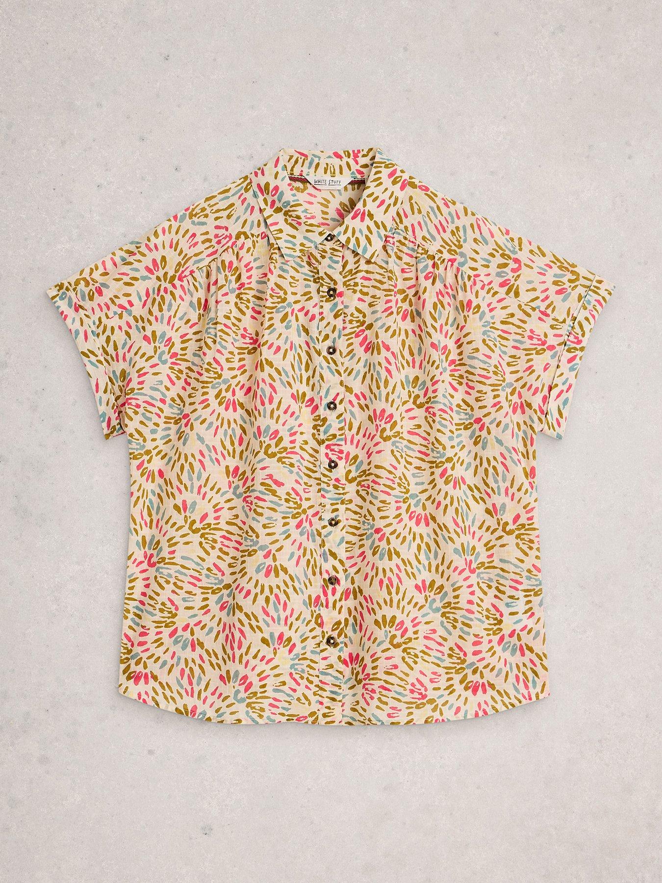 Image 5 of 6 of White Stuff Orla Button Through Shirt