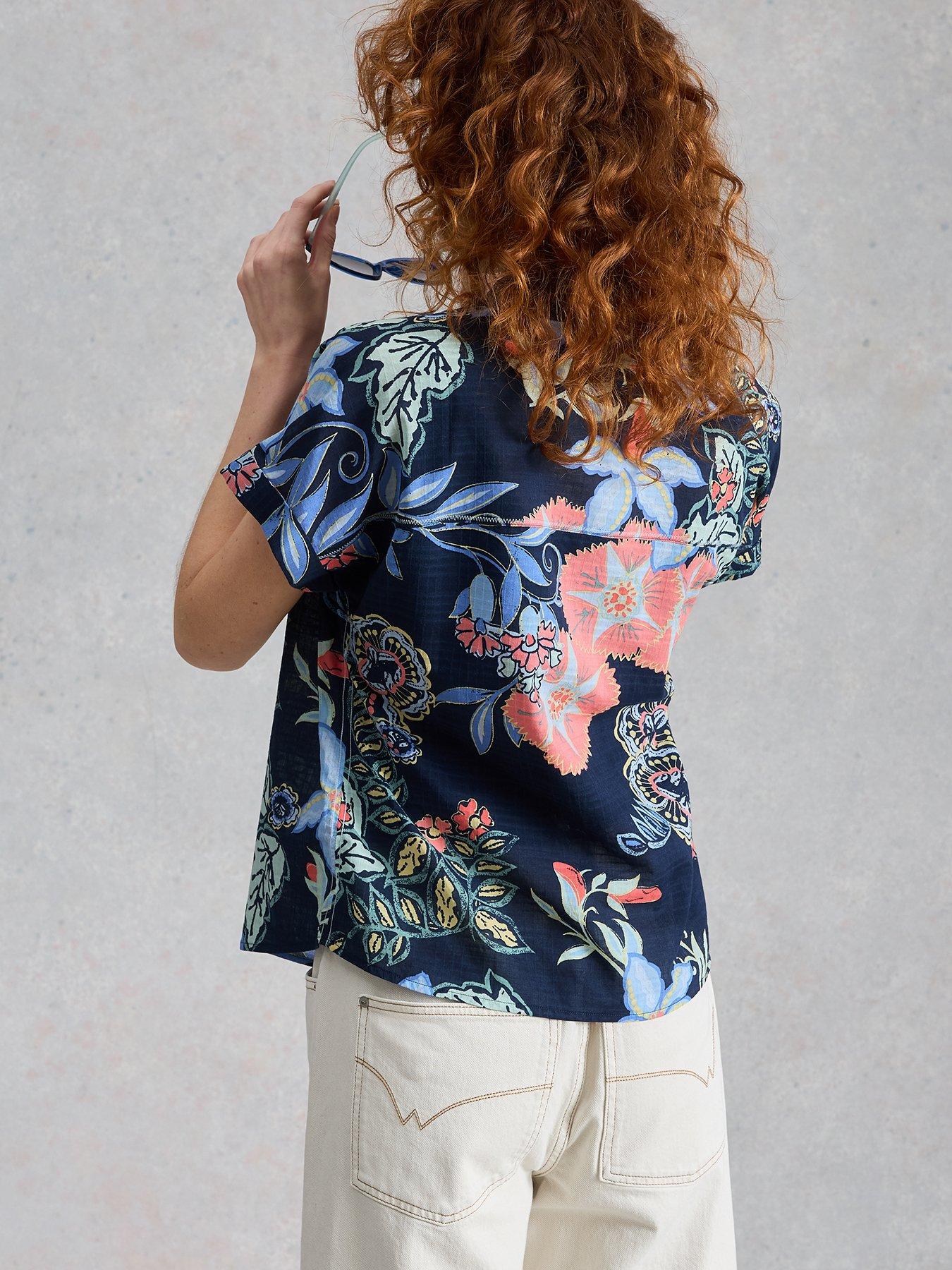 Image 2 of 6 of White Stuff Orla Button Through Shirt