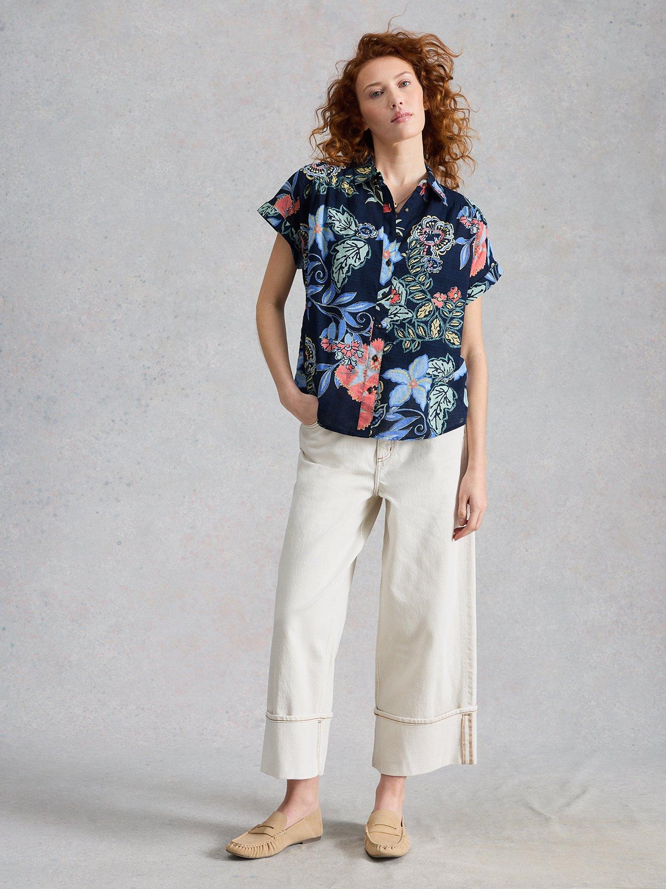 Image 3 of 6 of White Stuff Orla Button Through Shirt