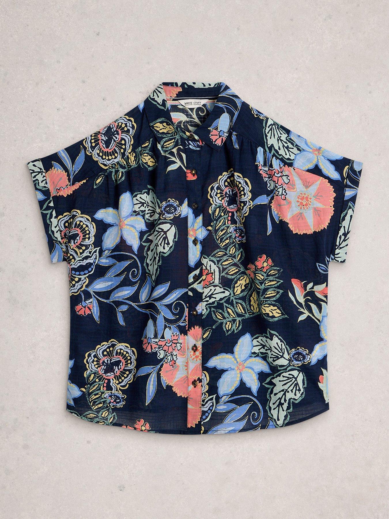 Image 5 of 6 of White Stuff Orla Button Through Shirt