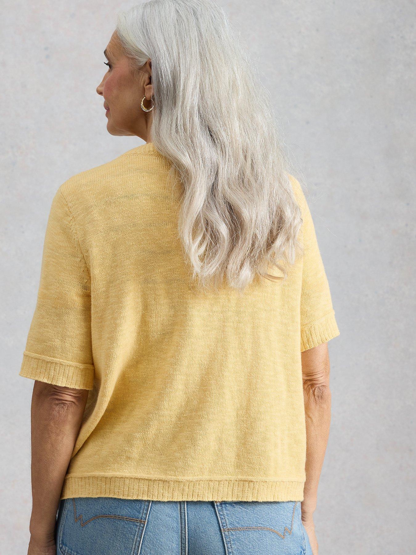 Image 2 of 6 of White Stuff Betsy Cardigan - Yellow