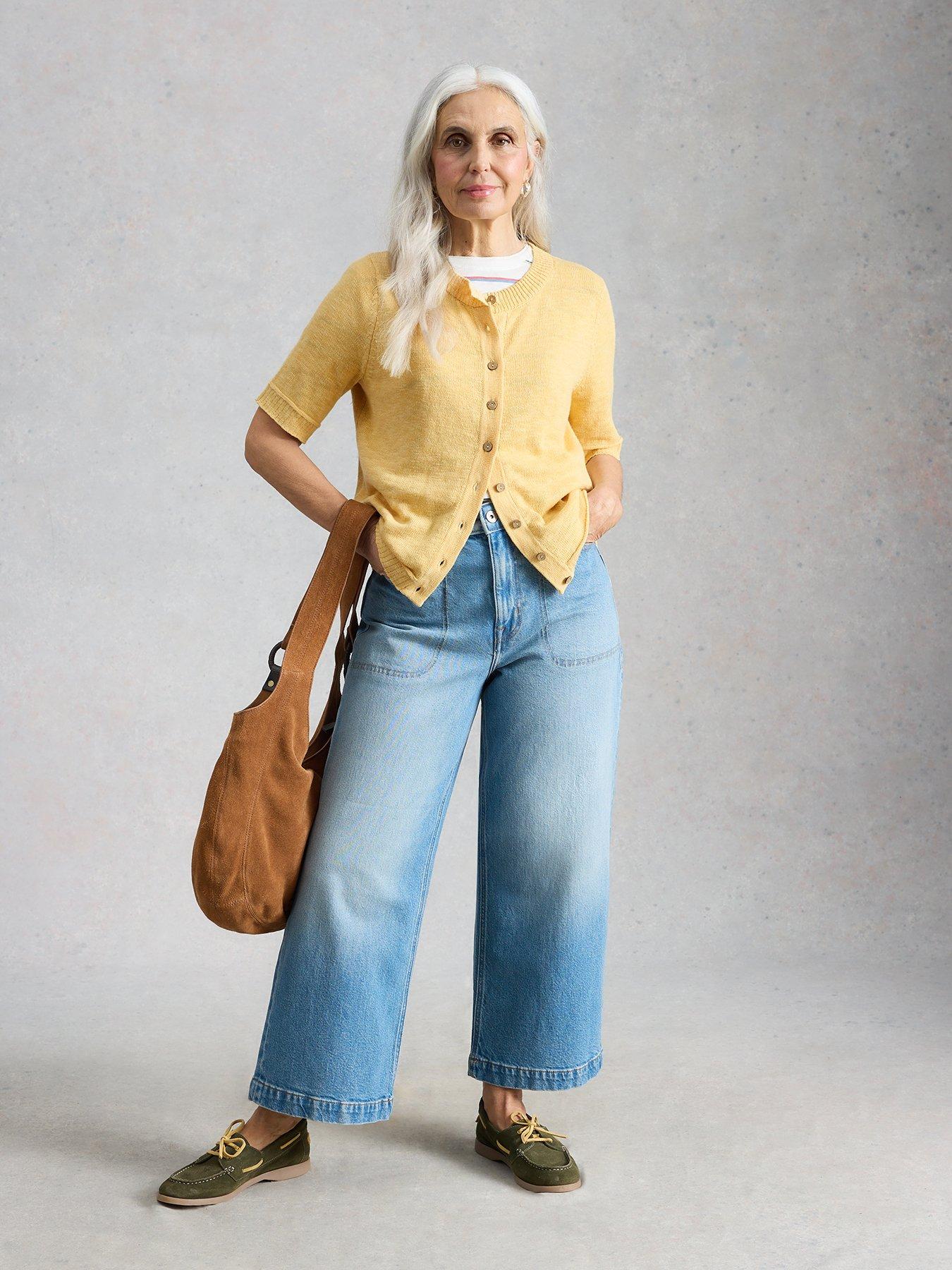 Image 3 of 6 of White Stuff Betsy Cardigan - Yellow