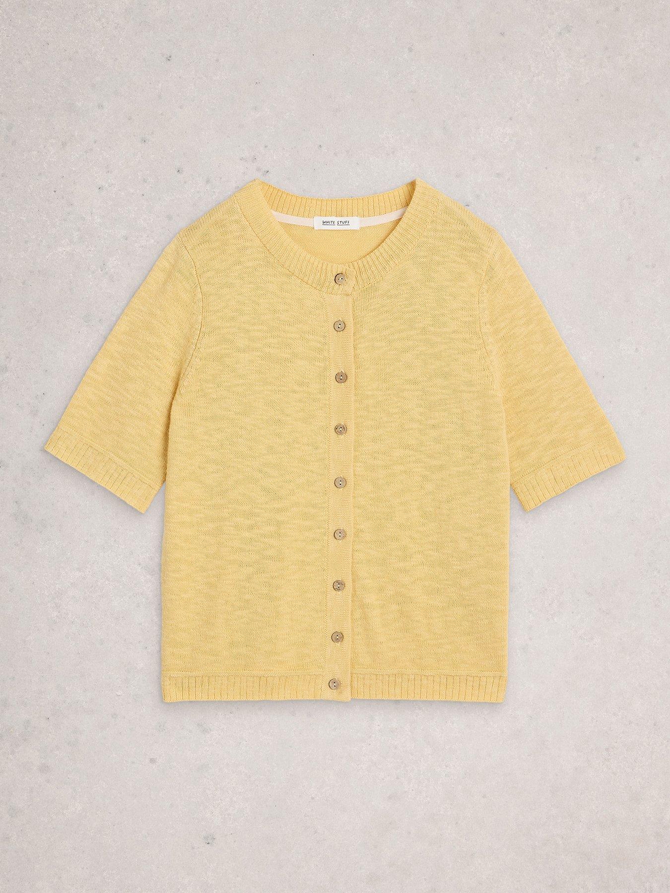 Image 5 of 6 of White Stuff Betsy Cardigan - Yellow