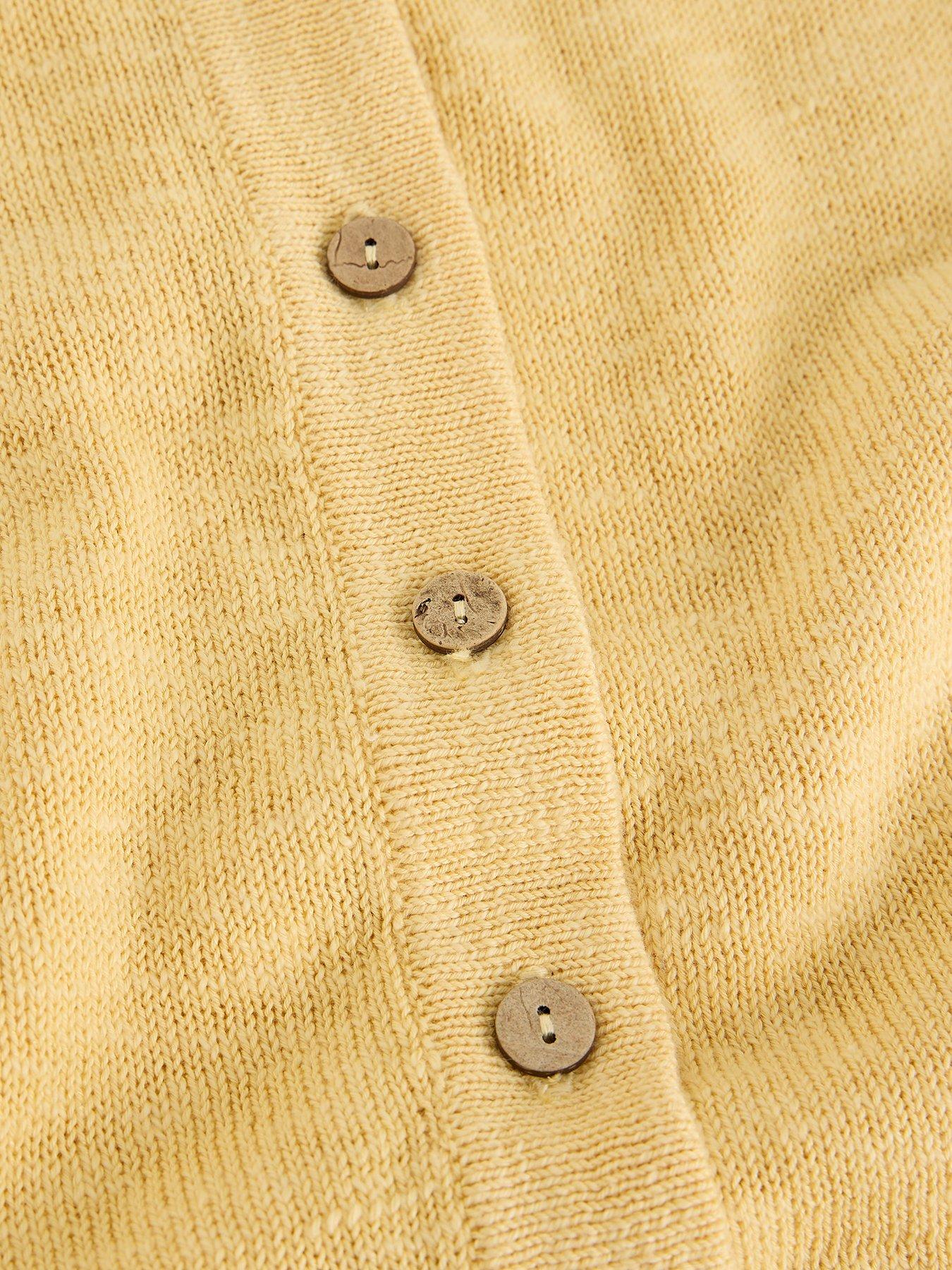 Image 6 of 6 of White Stuff Betsy Cardigan - Yellow