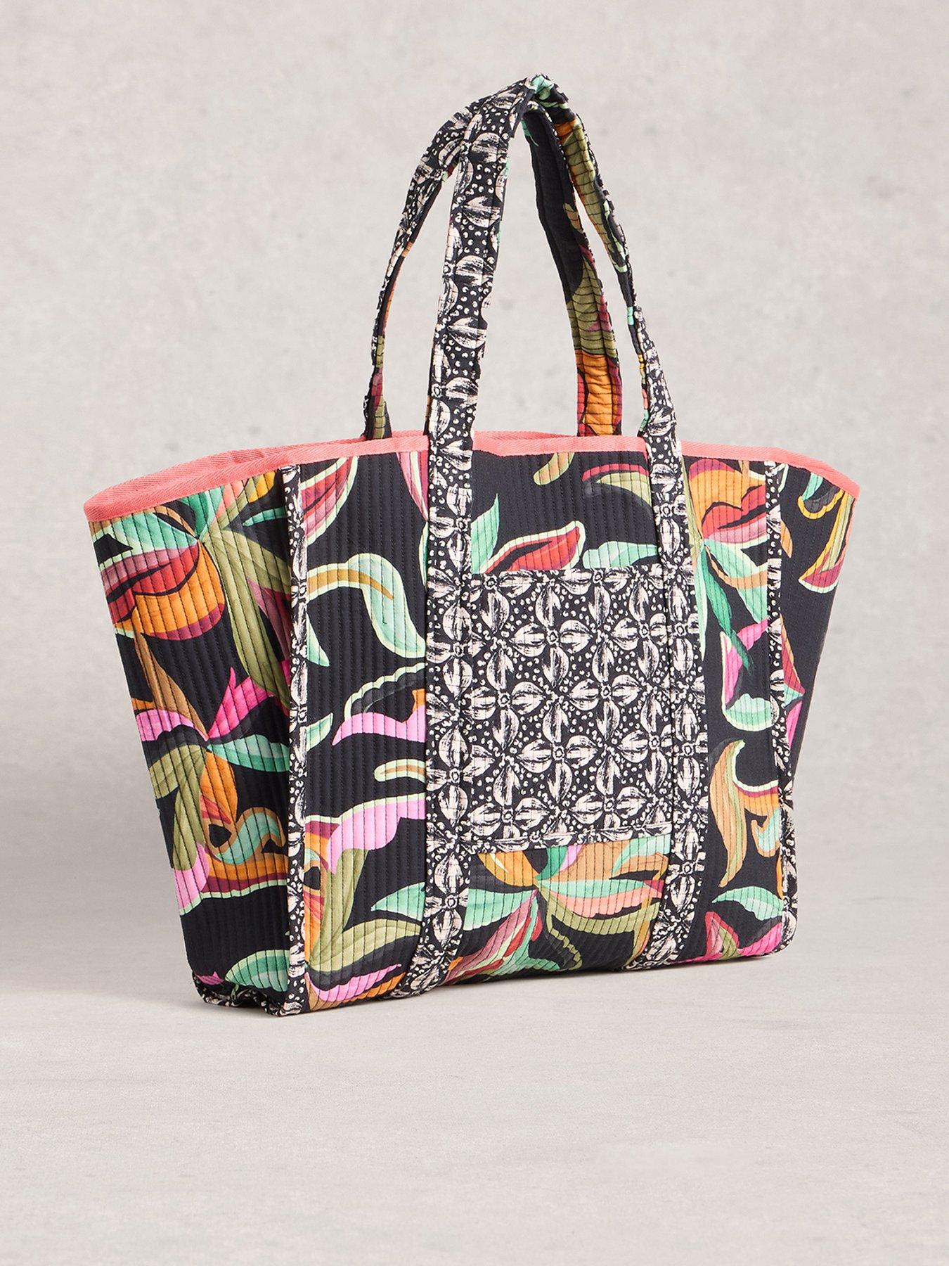 Image 1 of 4 of White Stuff Riley Reversible Tote Bag - Black