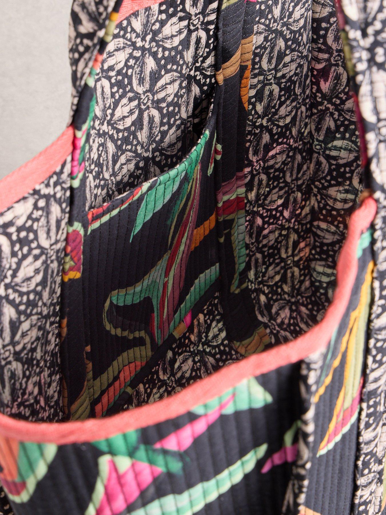 Image 4 of 4 of White Stuff Riley Reversible Tote Bag - Black