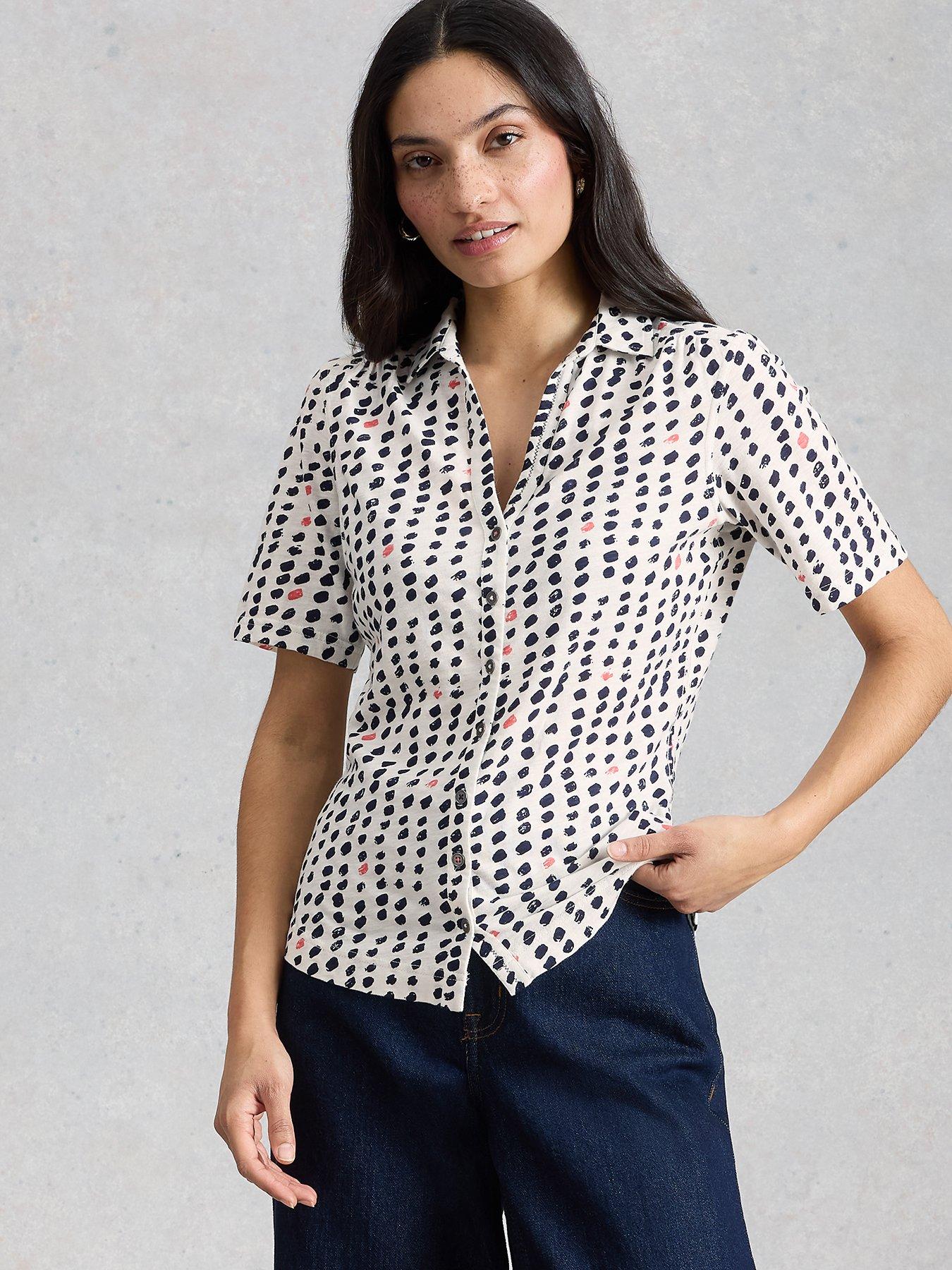 White Stuff Annie Ss Jersey Shirt