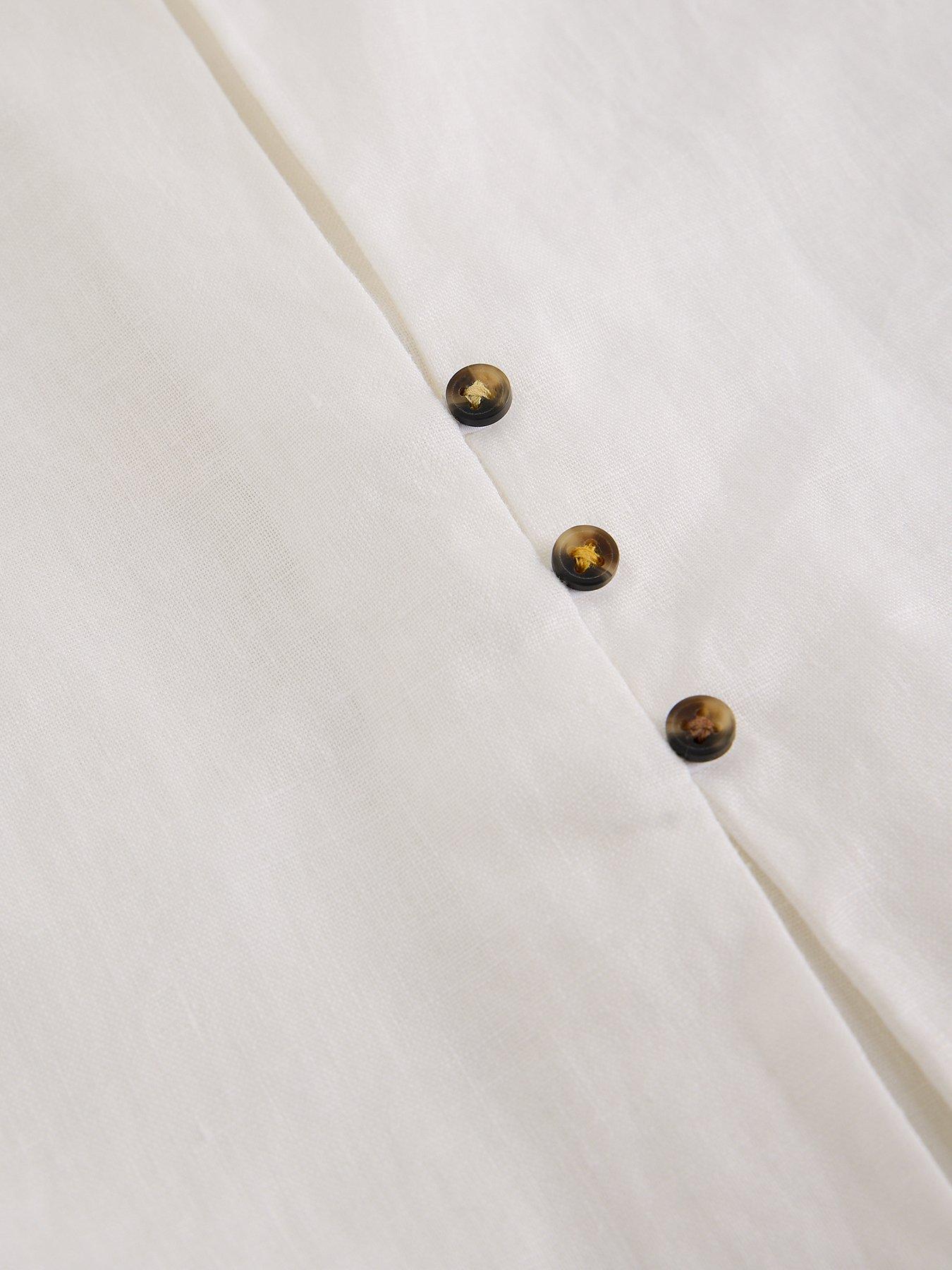 Image 6 of 6 of White Stuff Bianca Sleeveless Linen Tunic