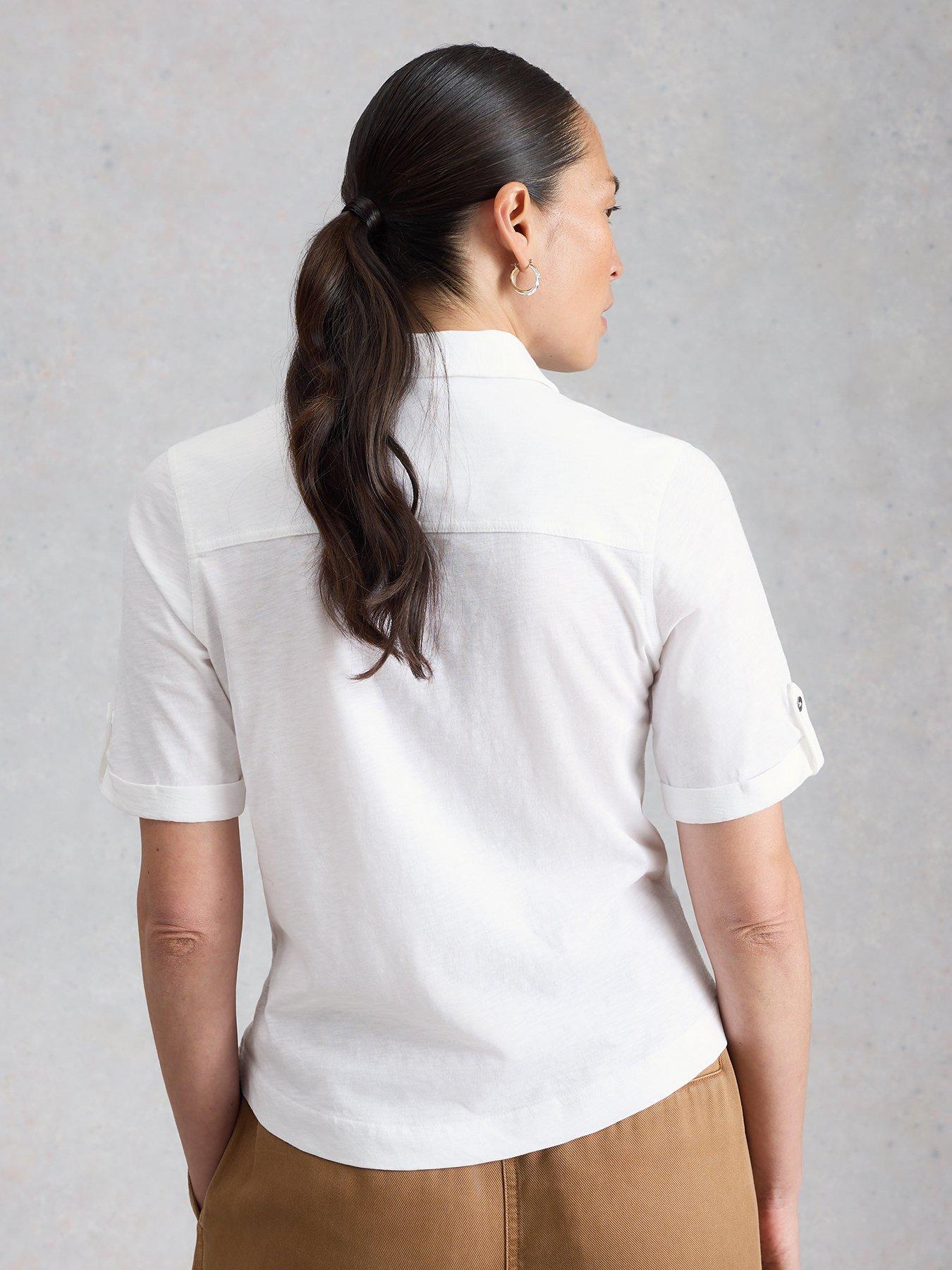 Image 2 of 6 of White Stuff Allie Ss Jersey Shirt