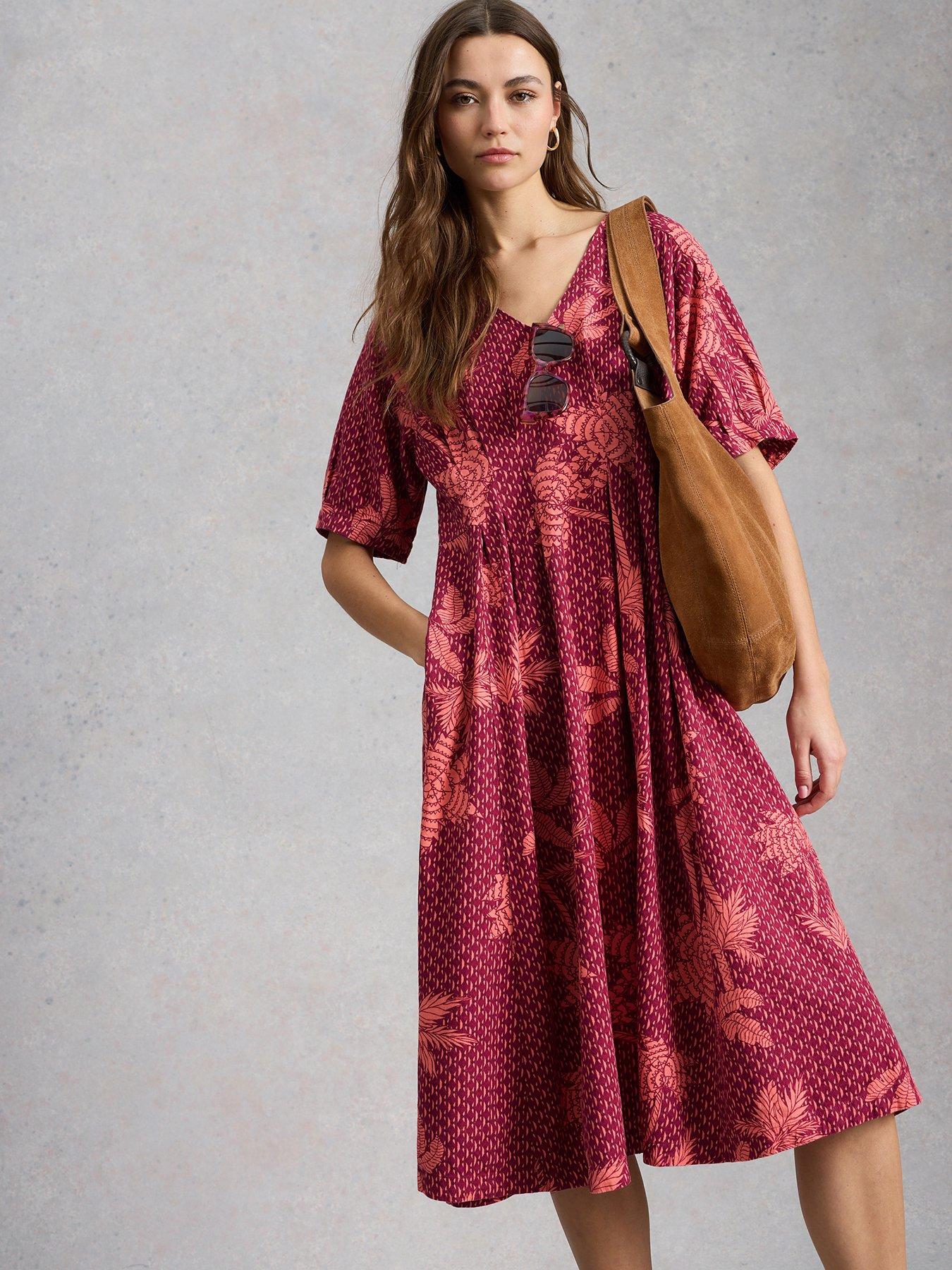 Image 1 of 6 of White Stuff Kate Linen Blend Dress
