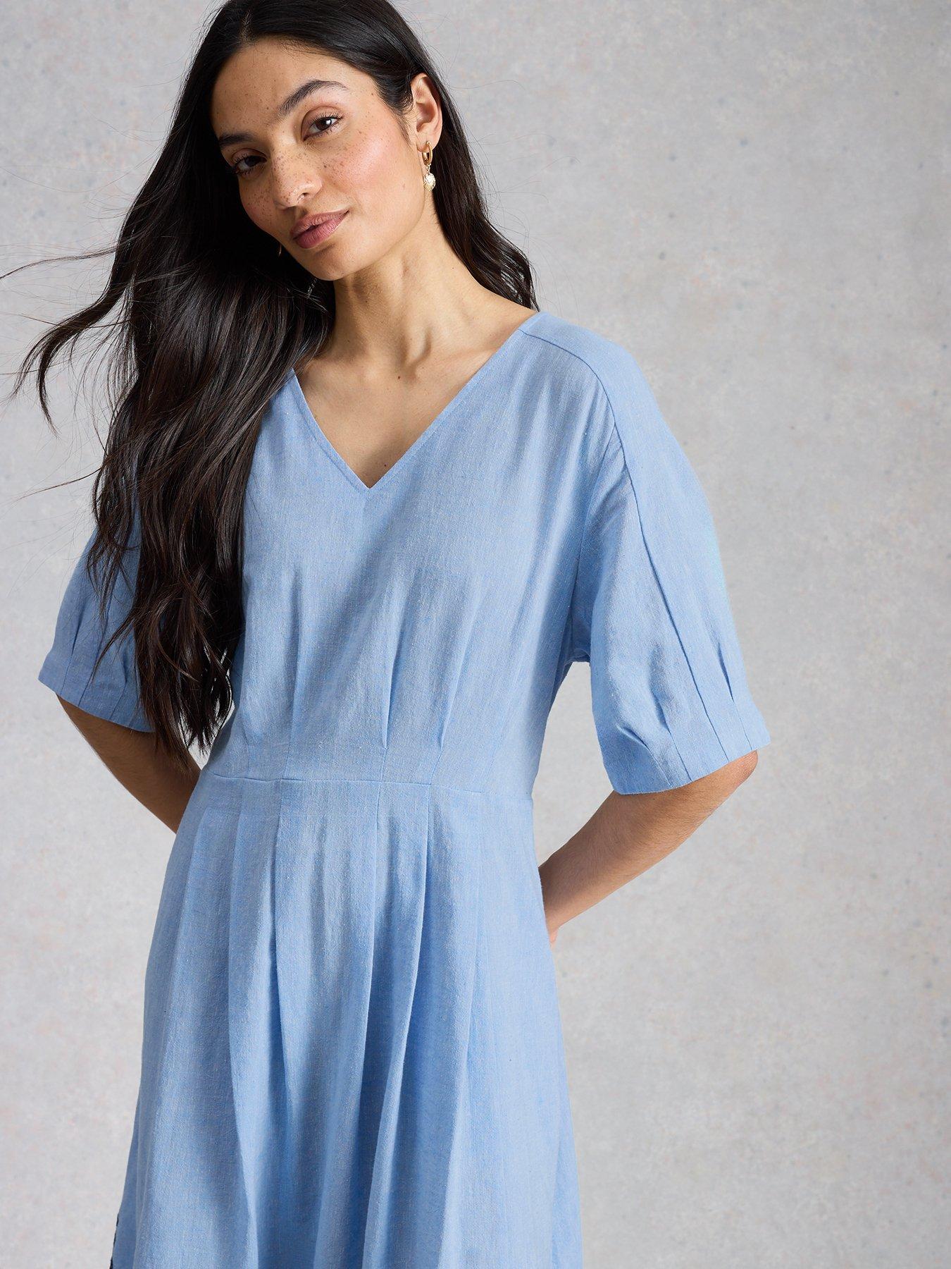 Image 4 of 6 of White Stuff Kate Broderie Midi Dress