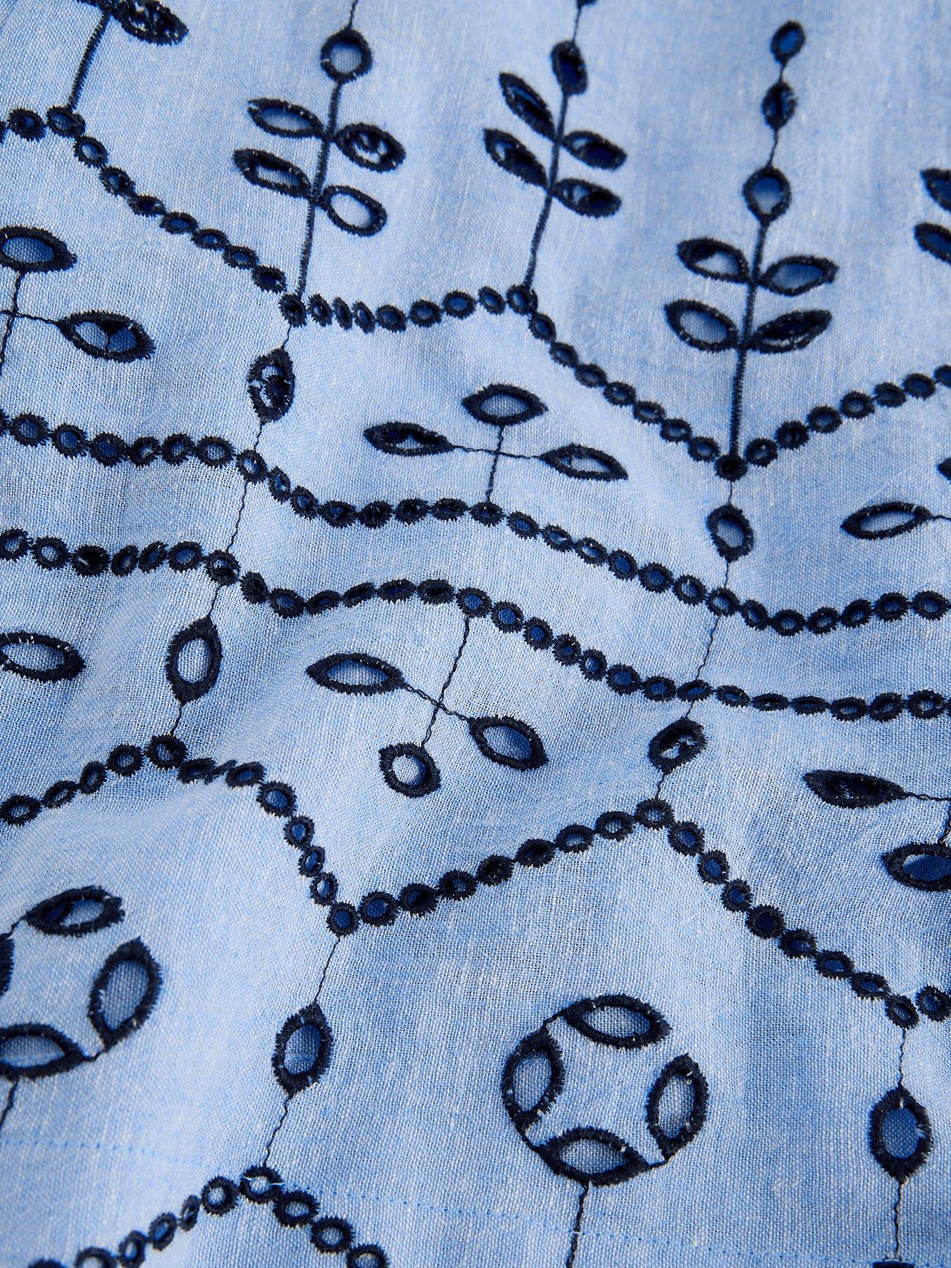 Image 6 of 6 of White Stuff Kate Broderie Midi Dress