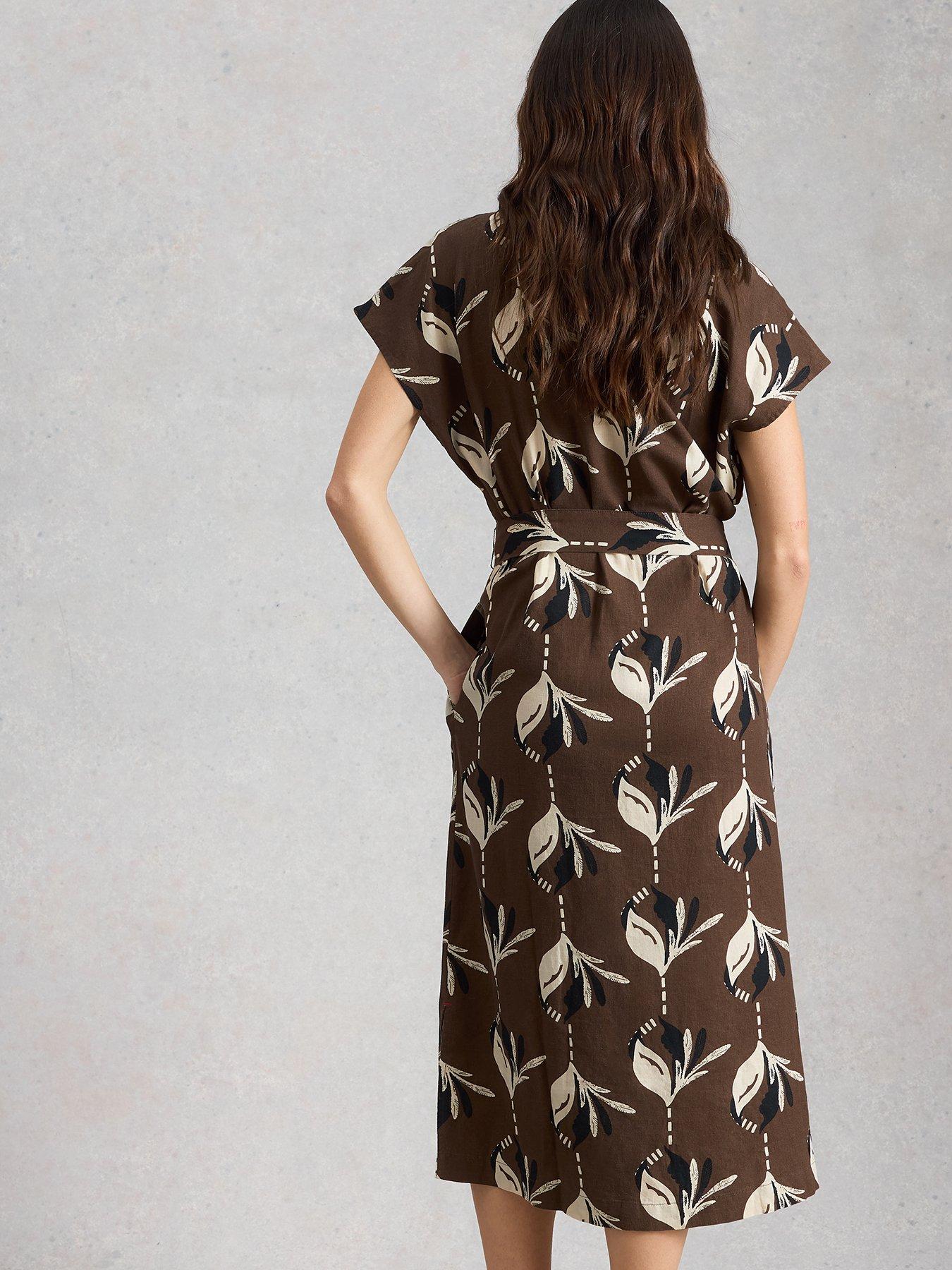 white-stuff-mimi-linen-blend-dress-brownstillFront