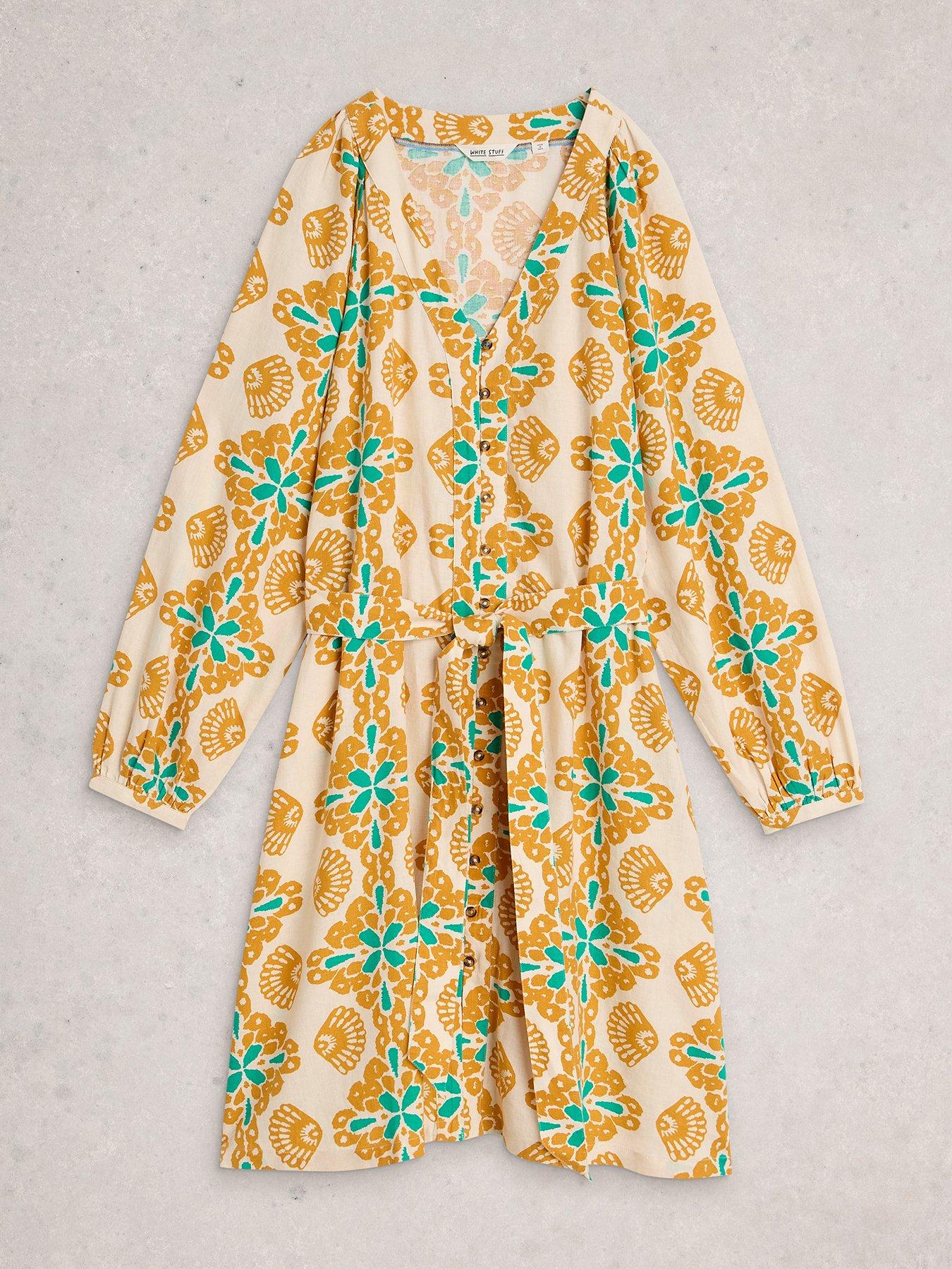 Image 5 of 6 of White Stuff Petra Linen Blend Dress