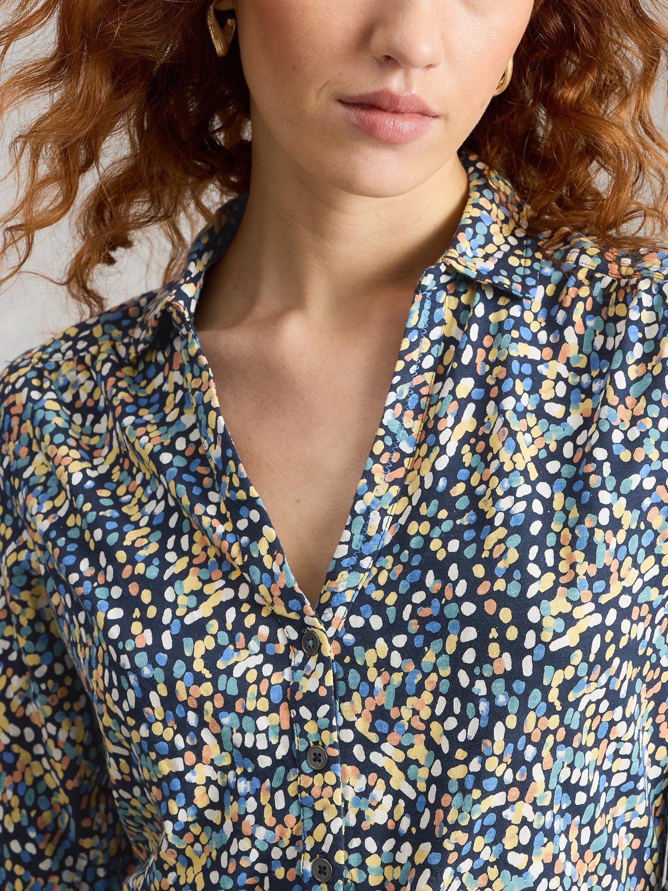 Image 4 of 6 of White Stuff Annie Jersey Shirt