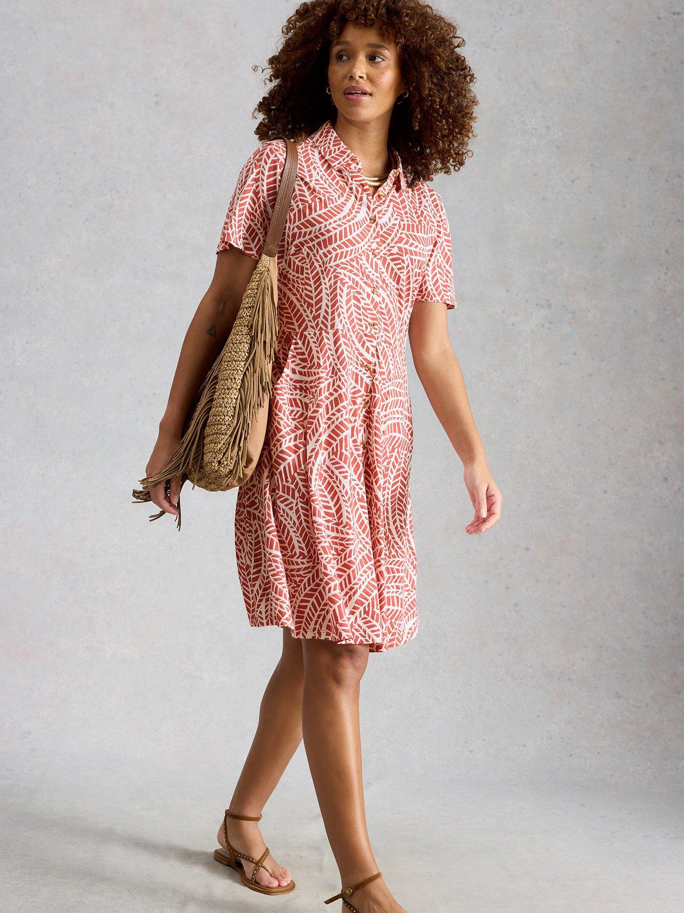Image 1 of 6 of White Stuff Ria Jersey Shirt Dress