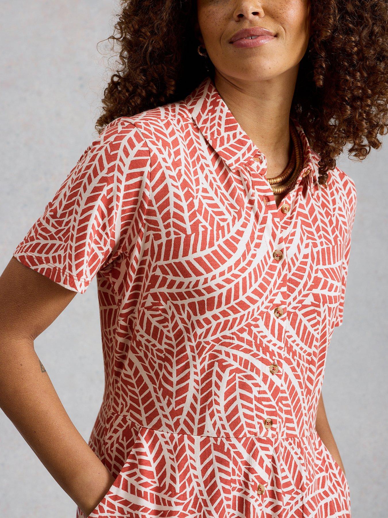 Image 4 of 6 of White Stuff Ria Jersey Shirt Dress