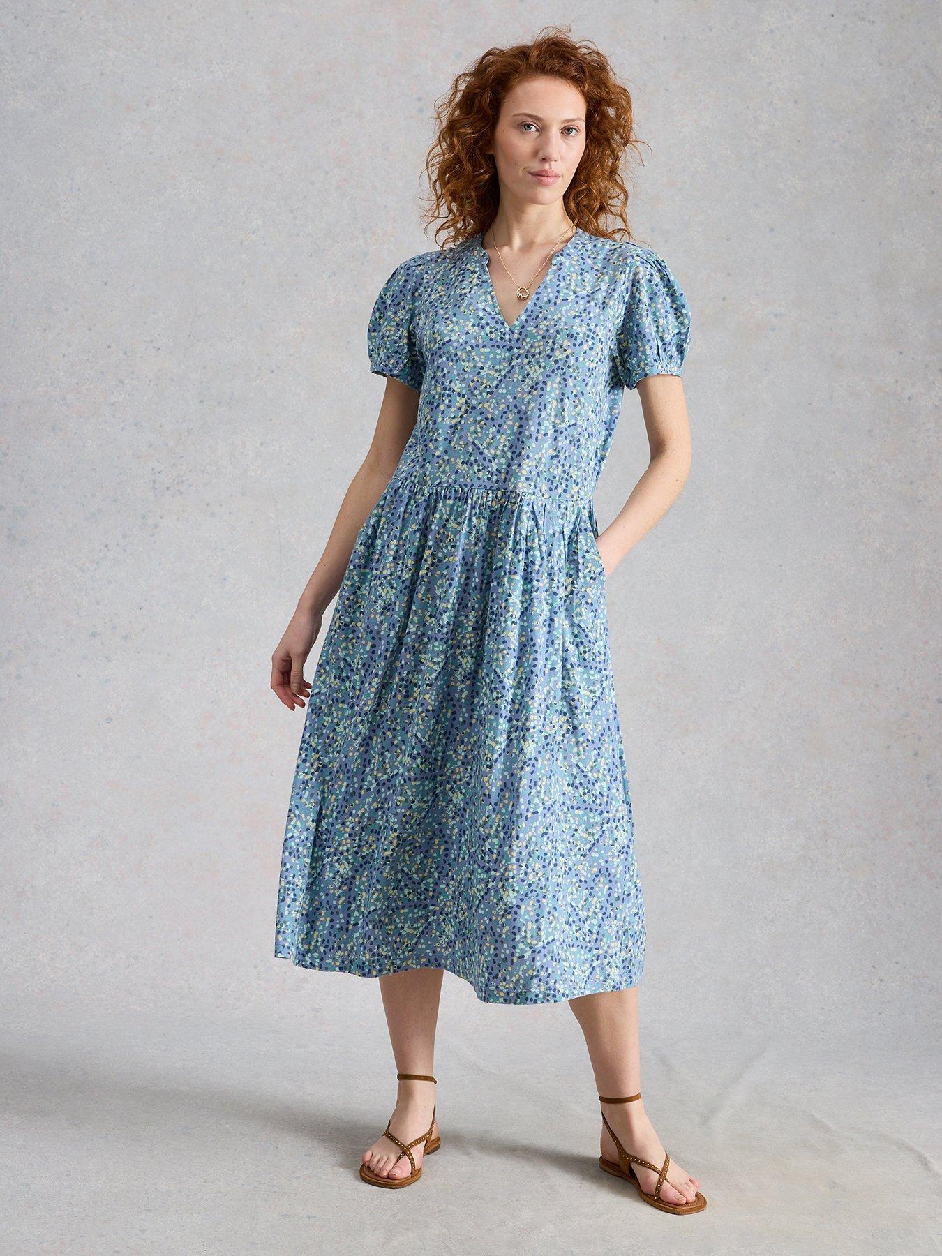 Image 1 of 6 of White Stuff Leah Jersey Dress