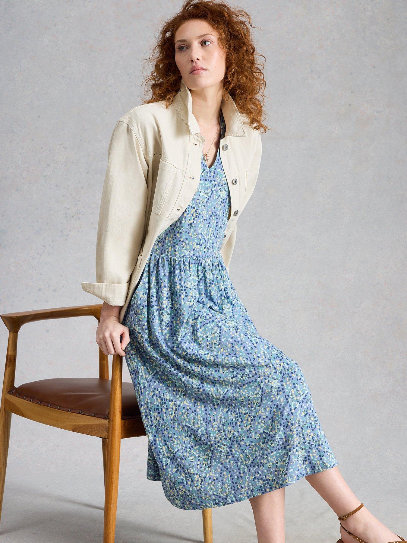 Image 4 of 6 of White Stuff Leah Jersey Dress