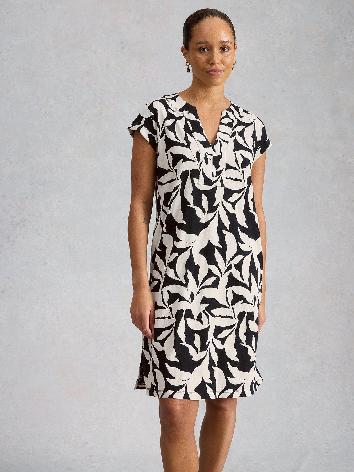 White Stuff Jilly Jersey Dress - Black