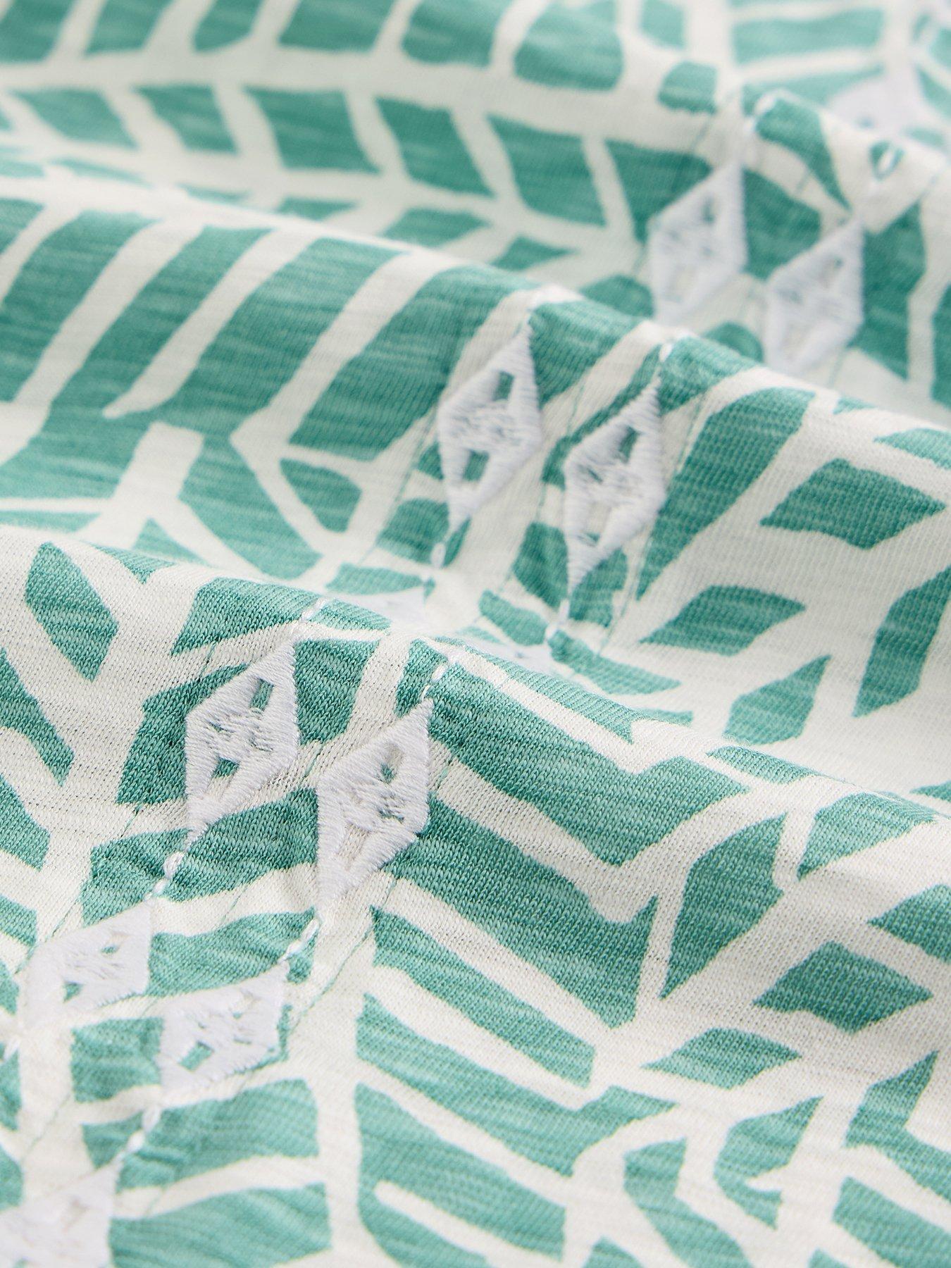 Image 6 of 6 of White Stuff Nelly Print Embroidered Tee