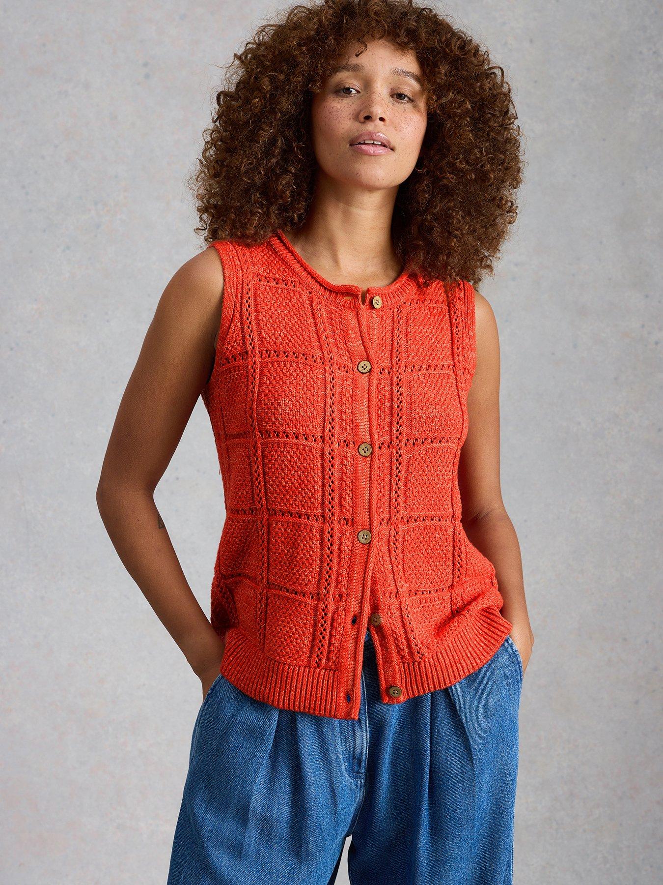 Image 1 of 6 of White Stuff Tilly Tank Top - Red