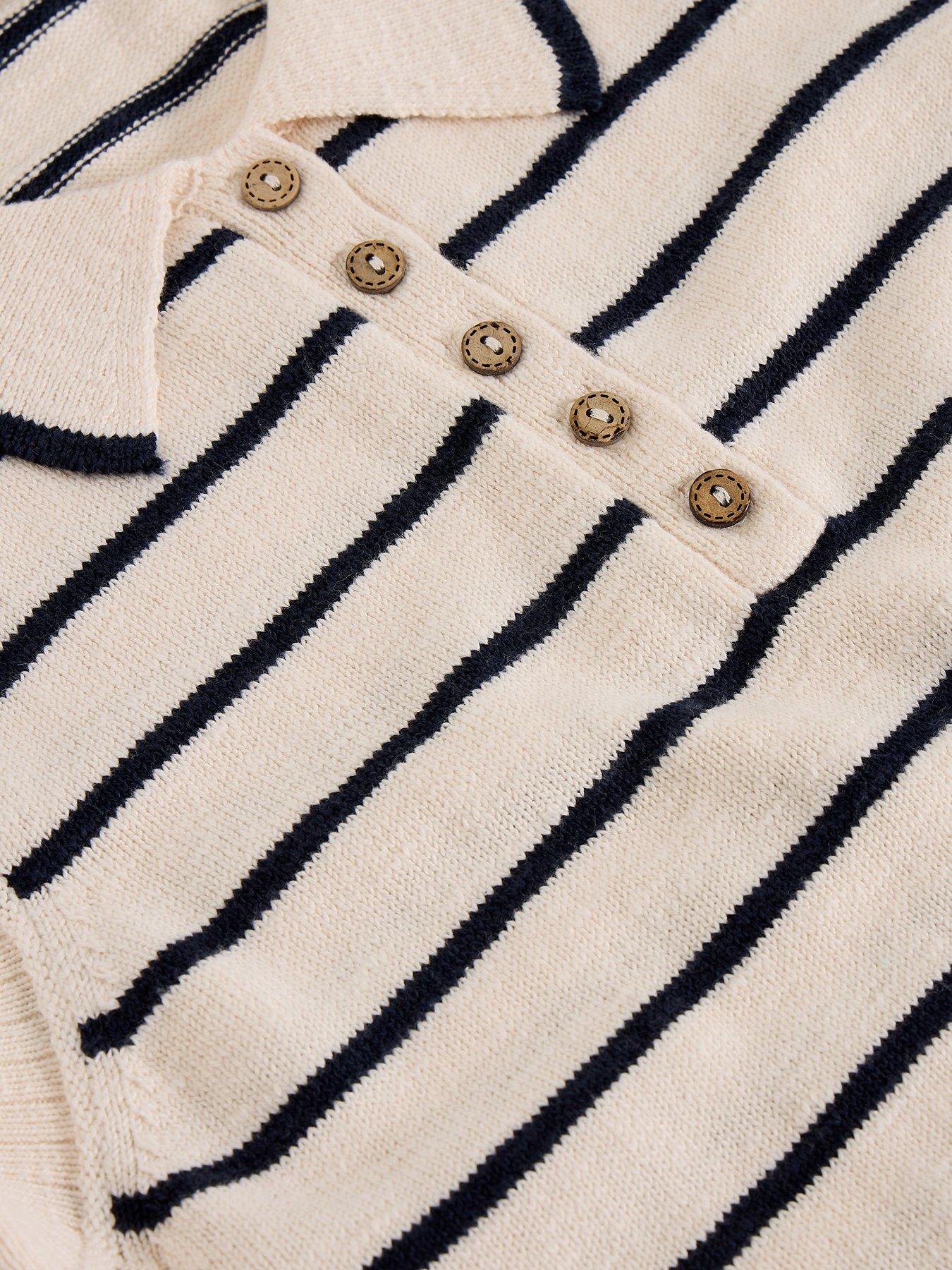 Image 6 of 6 of White Stuff Candice Stripe Collar Vest